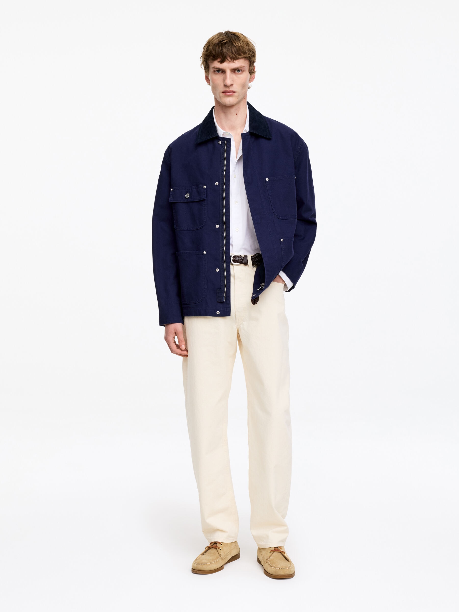 CREEK Relaxed Barrel Jeans-#EAE5D6-18745