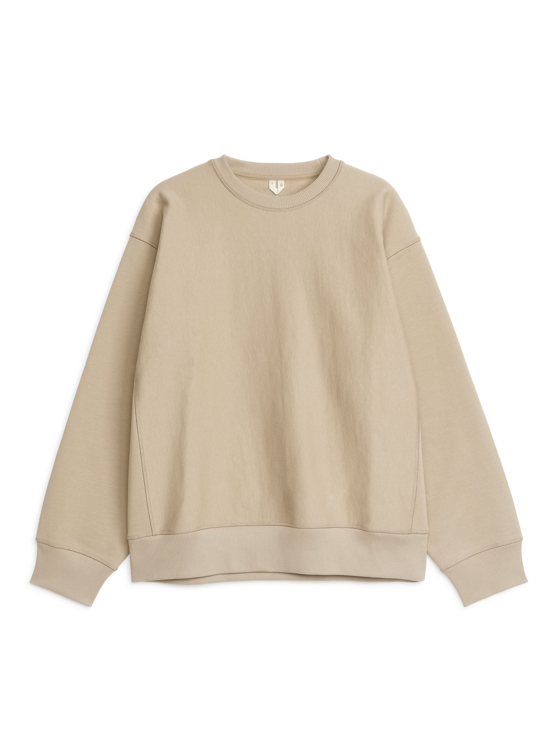 Relaxed Heavyweight Sweatshirt-#AE9F8E-8176