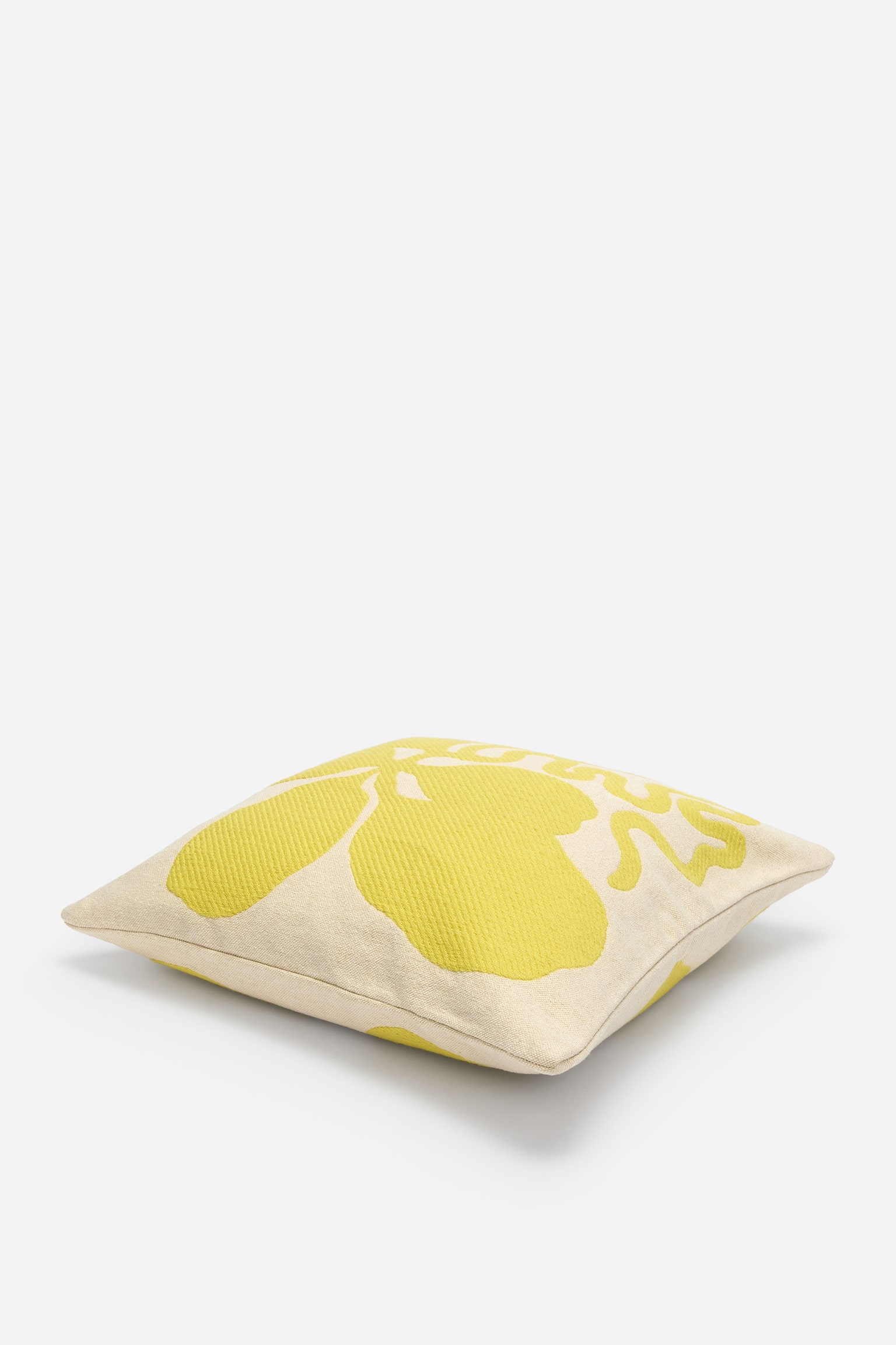 Funda de cojín de lana y algodón 50 x 50 cm - Blanco roto/amarillo/Blanco roto/verde/Azul/beige/Rosa - 2