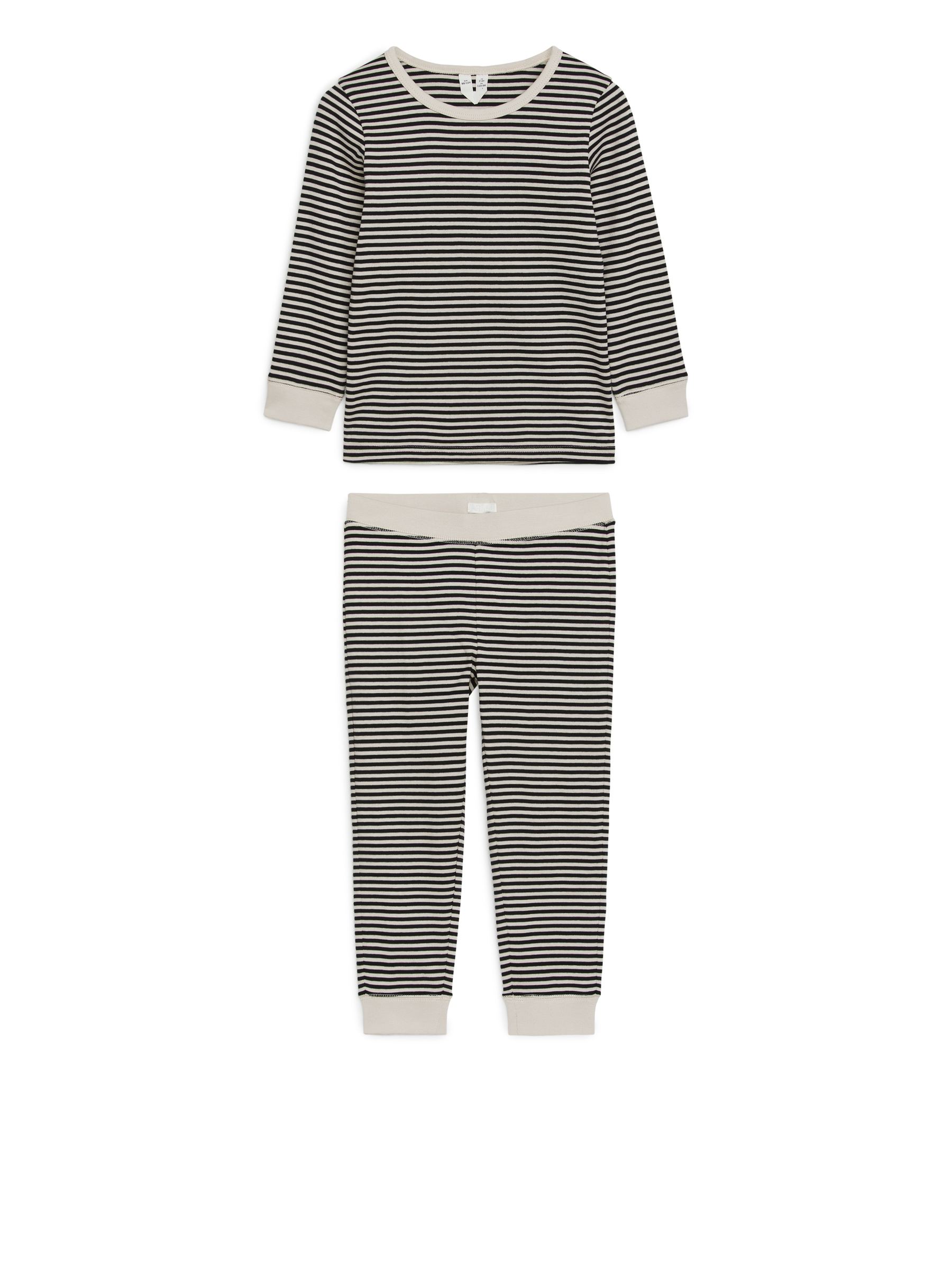 Jersey-Pyjama - Schwarz/Beige - Regular Fit - Kinder - StillMedia/DescriptiveStillLife - 2