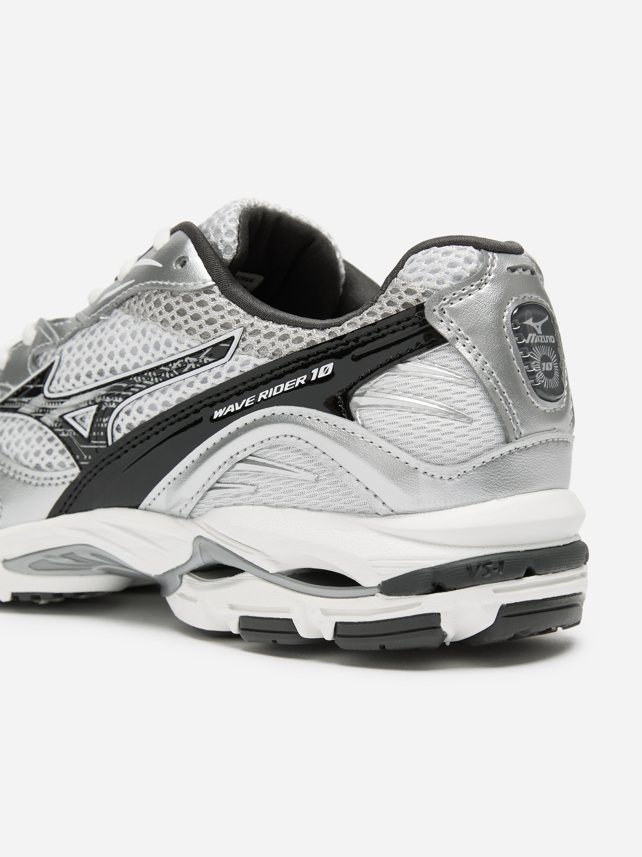 Mizuno Wave Rider 10 trainers - Silver - women - StillMedia/DescriptiveDetail - 3