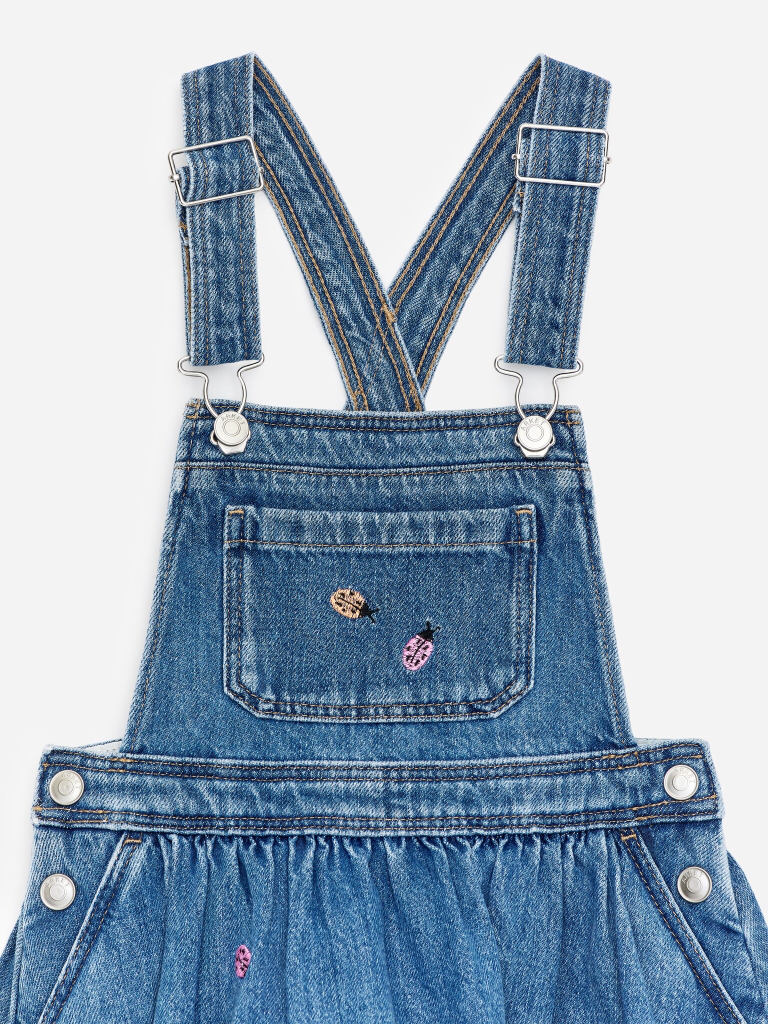 Smækkjole - Blue/Ladybirds - 2