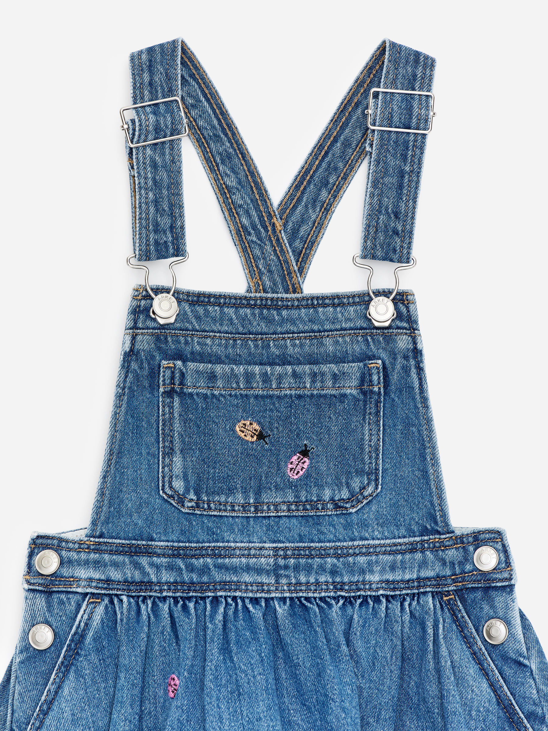 Vestido tipo peto - Azul/mariquitas - Corte estándar - Children - StillMedia/DescriptiveDetail - 1