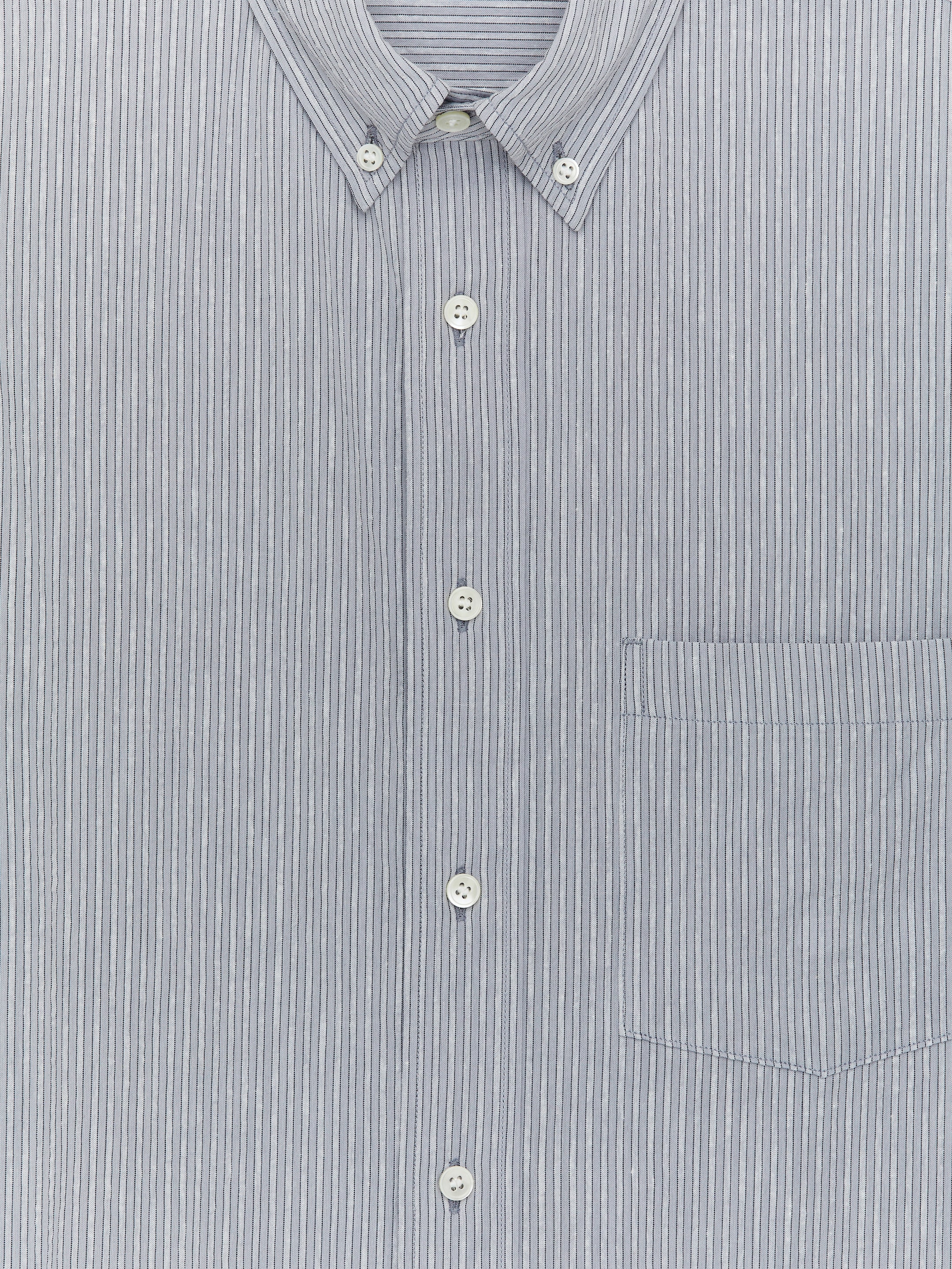 Visualizza immagine più grande: Camicia in seersucker dalla vestibilità rilassata - Grigio - UOMO | H&M IT 6