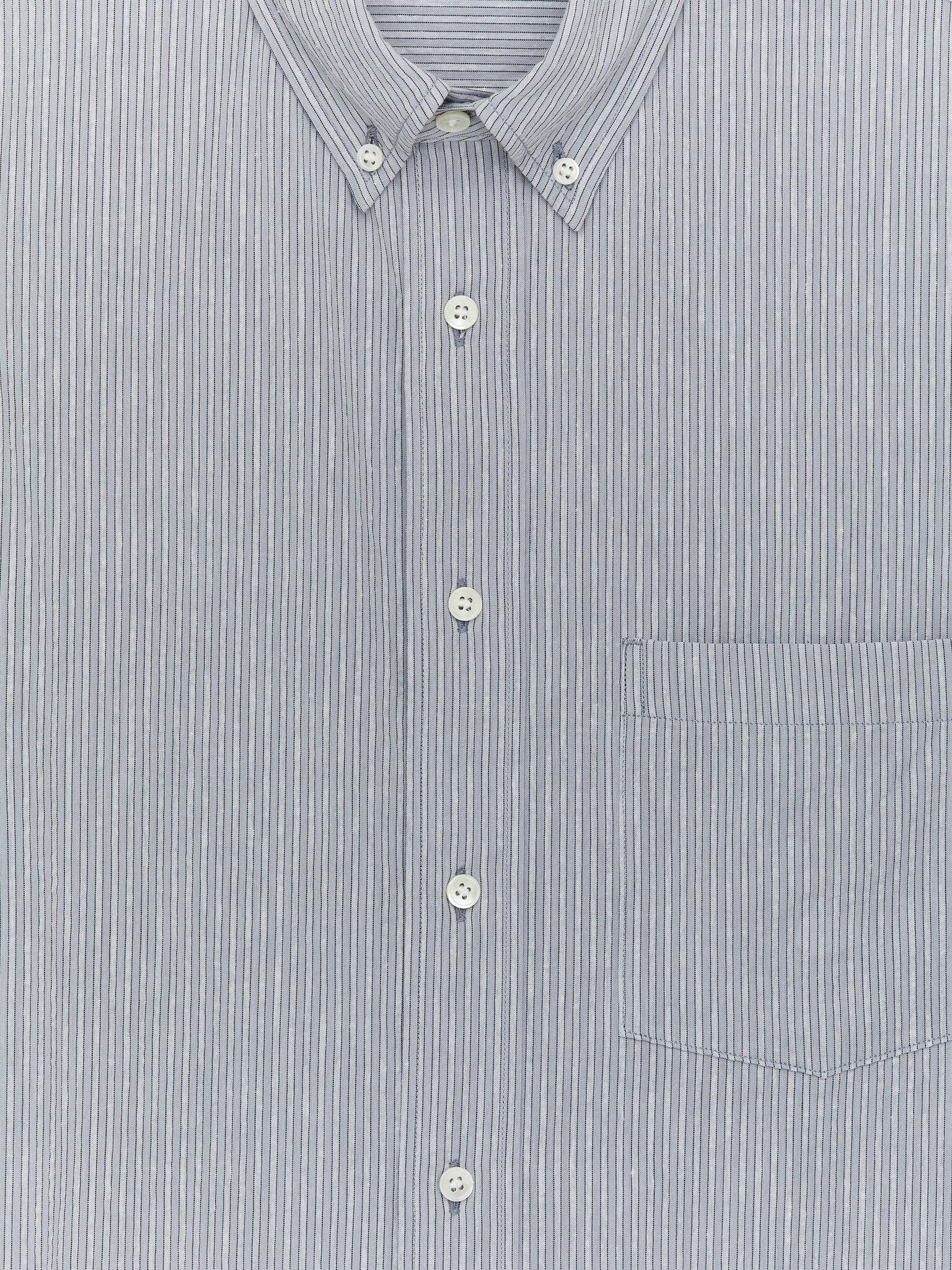 Chemise décontractée en seersucker - gris - 5