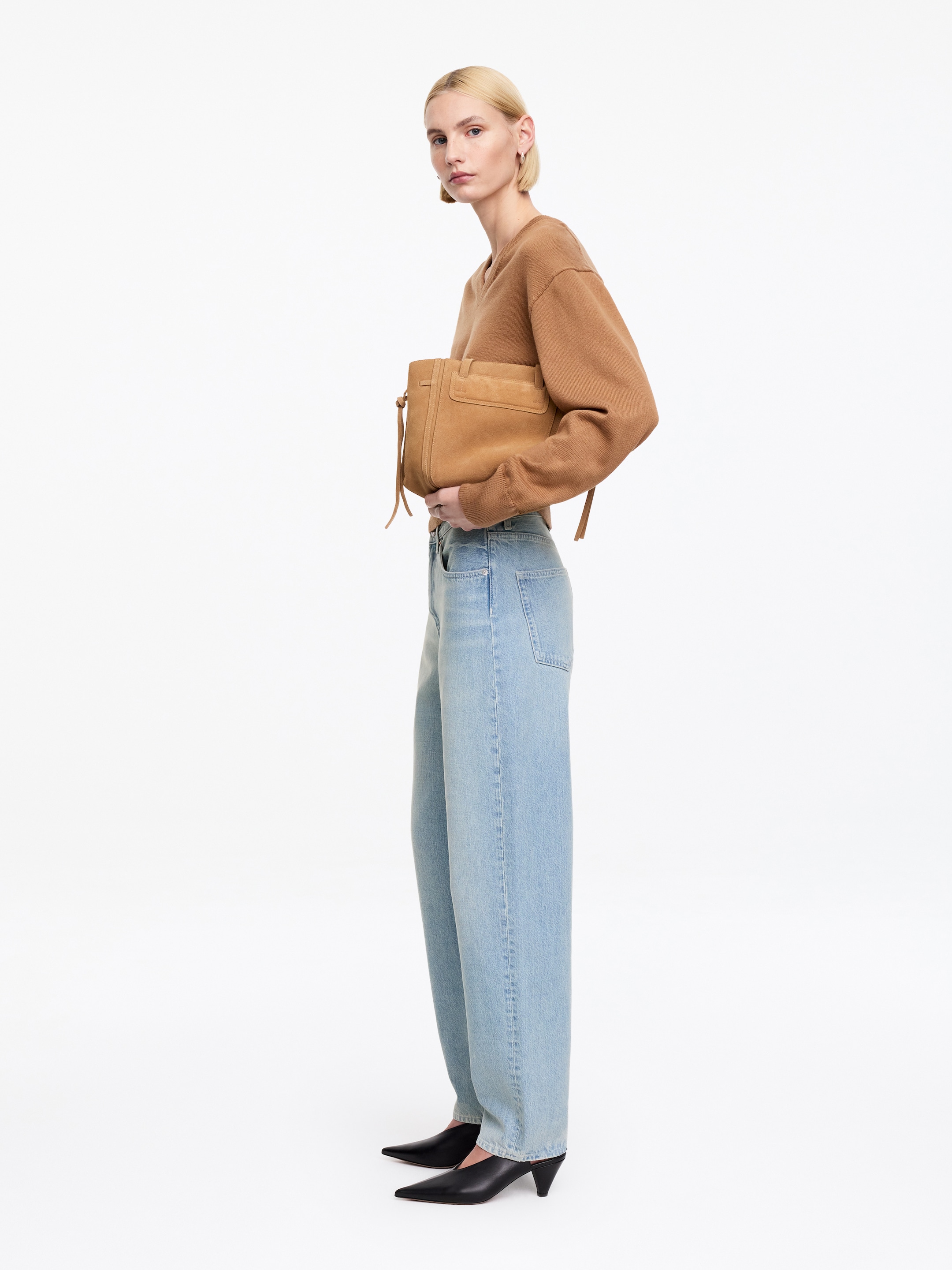 VIOLET Tapered Jeans - Hellblau - Regular Fit - Damen - StillMedia/Lookbook - 3