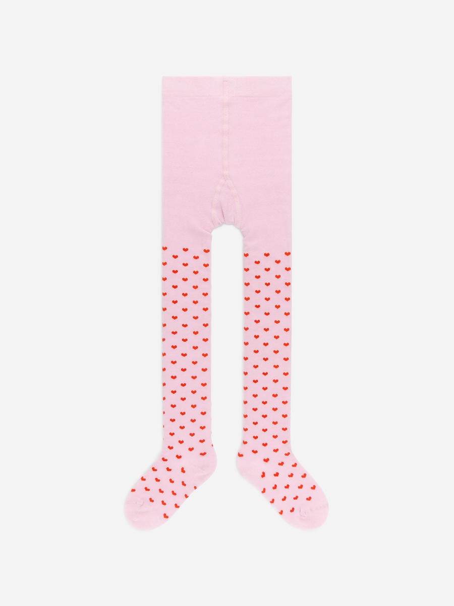 ARKET Girls  Cotton Blend Tights Red,  size 134/140