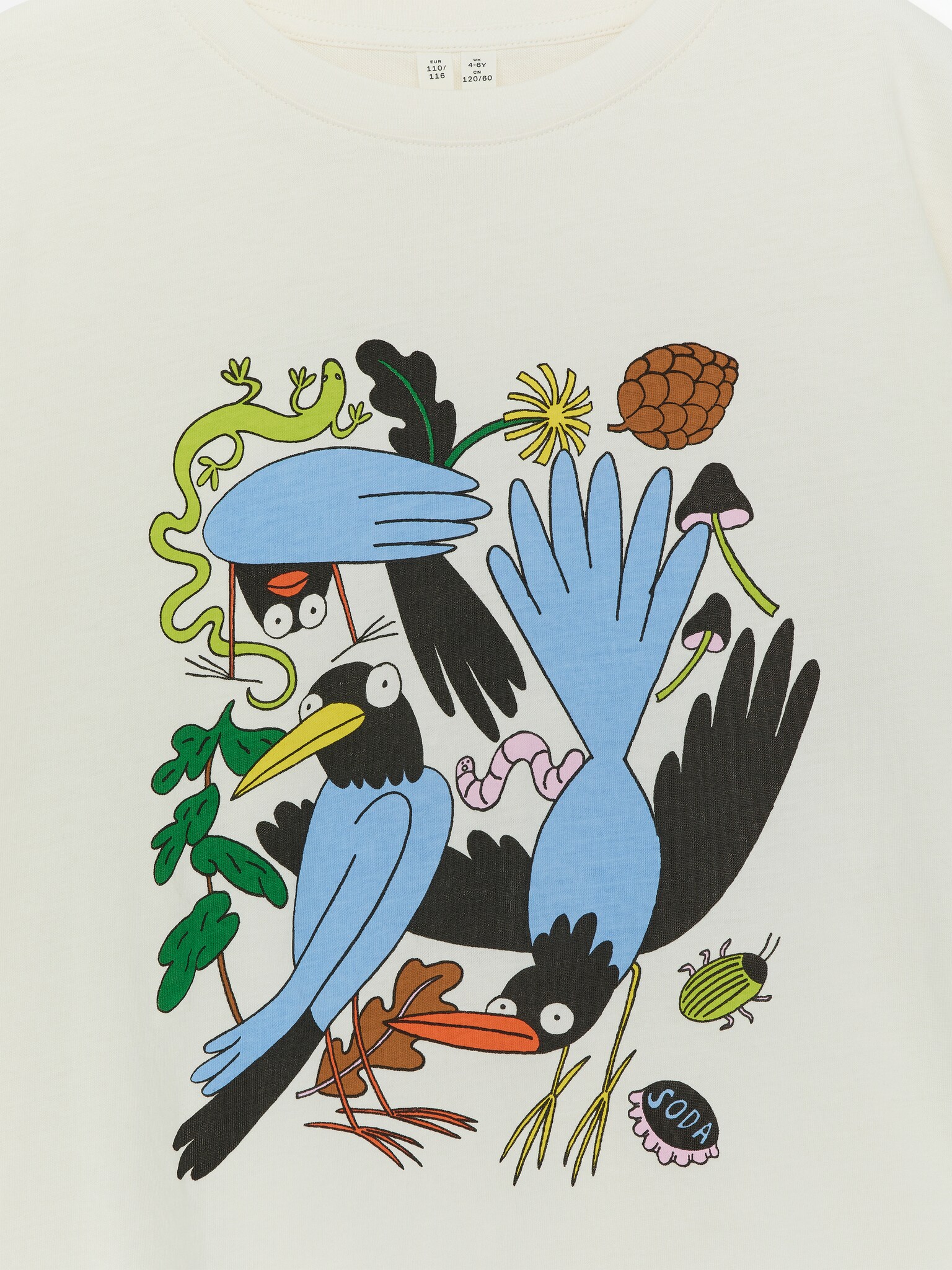 Oversized T-shirt - Off-white - 3