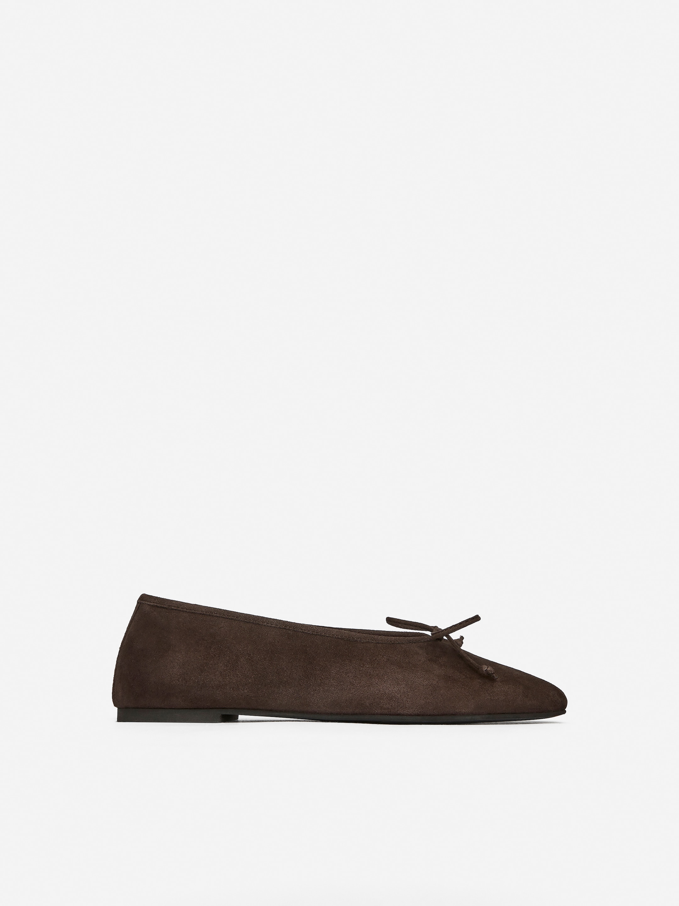 Visualizza immagine più grande: Ballerine in pelle scamosciata - Marrone - DONNA | H&M IT 3