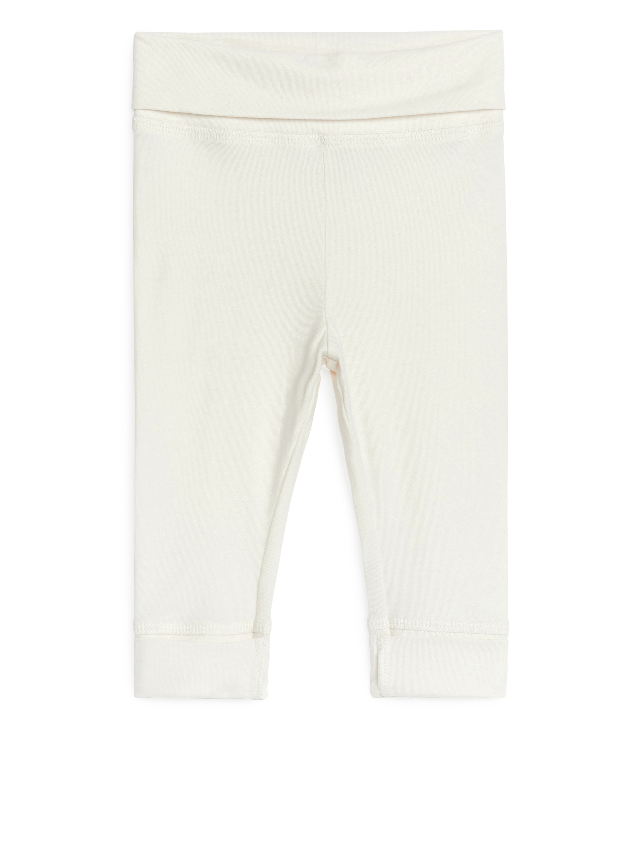 Größeres Bild anzeigen: Weiche Baumwollleggings für Neugeborene - Weiß - Kids | H&M AT 1
