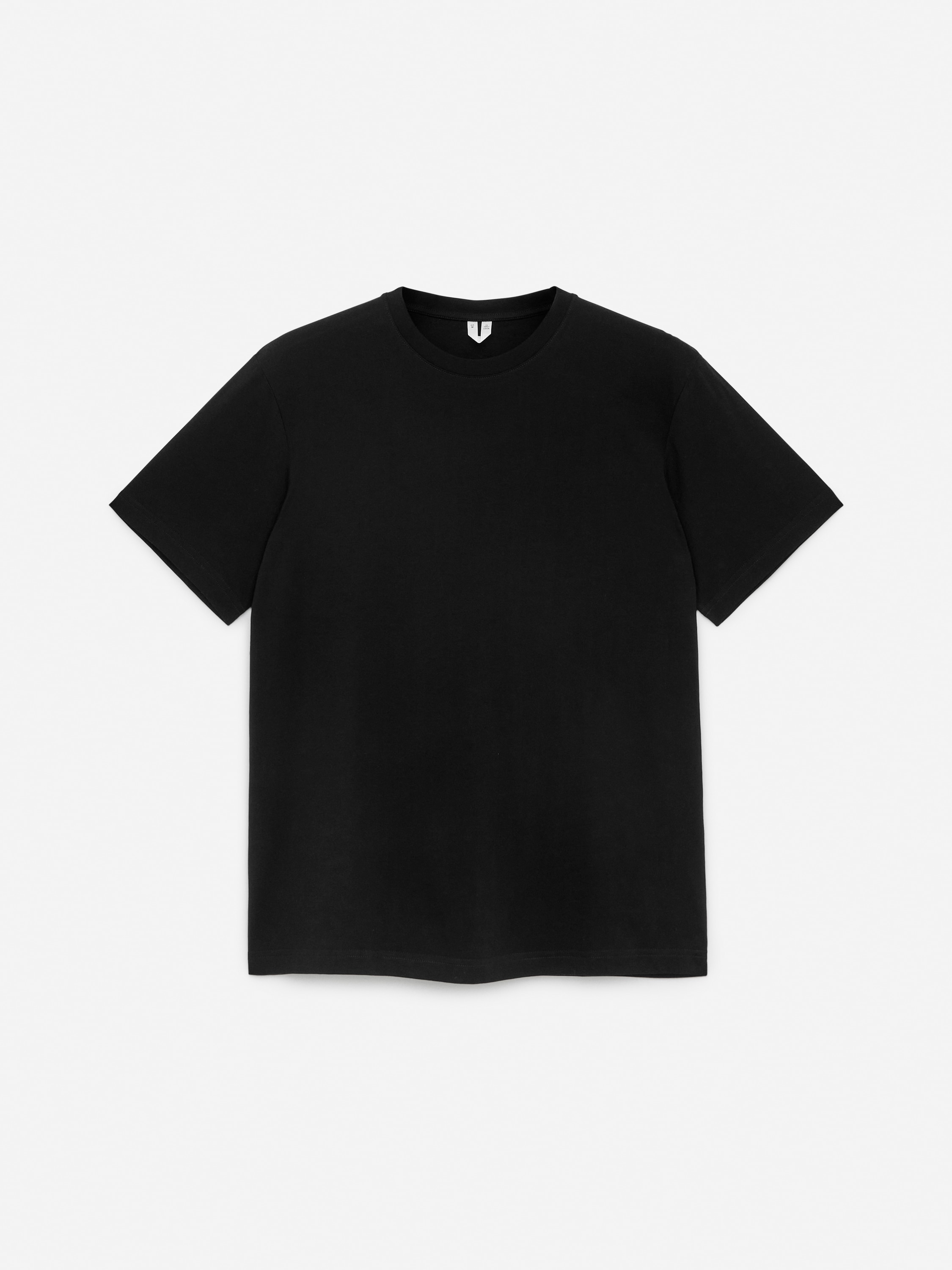 Camiseta regular fit de 170 GSM - Negro/Marrón oscuro/Azul empolvado/Gris jaspeado/Azul oscuro/Blanco