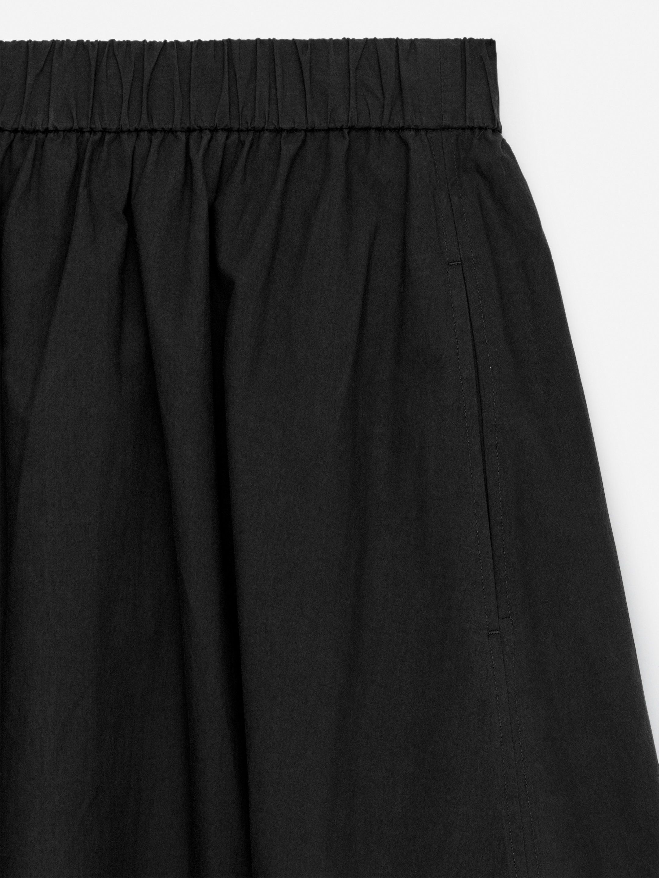 A-Line Cotton Skirt - Black - Regular fit - Children - StillMedia/DescriptiveDetail - 1
