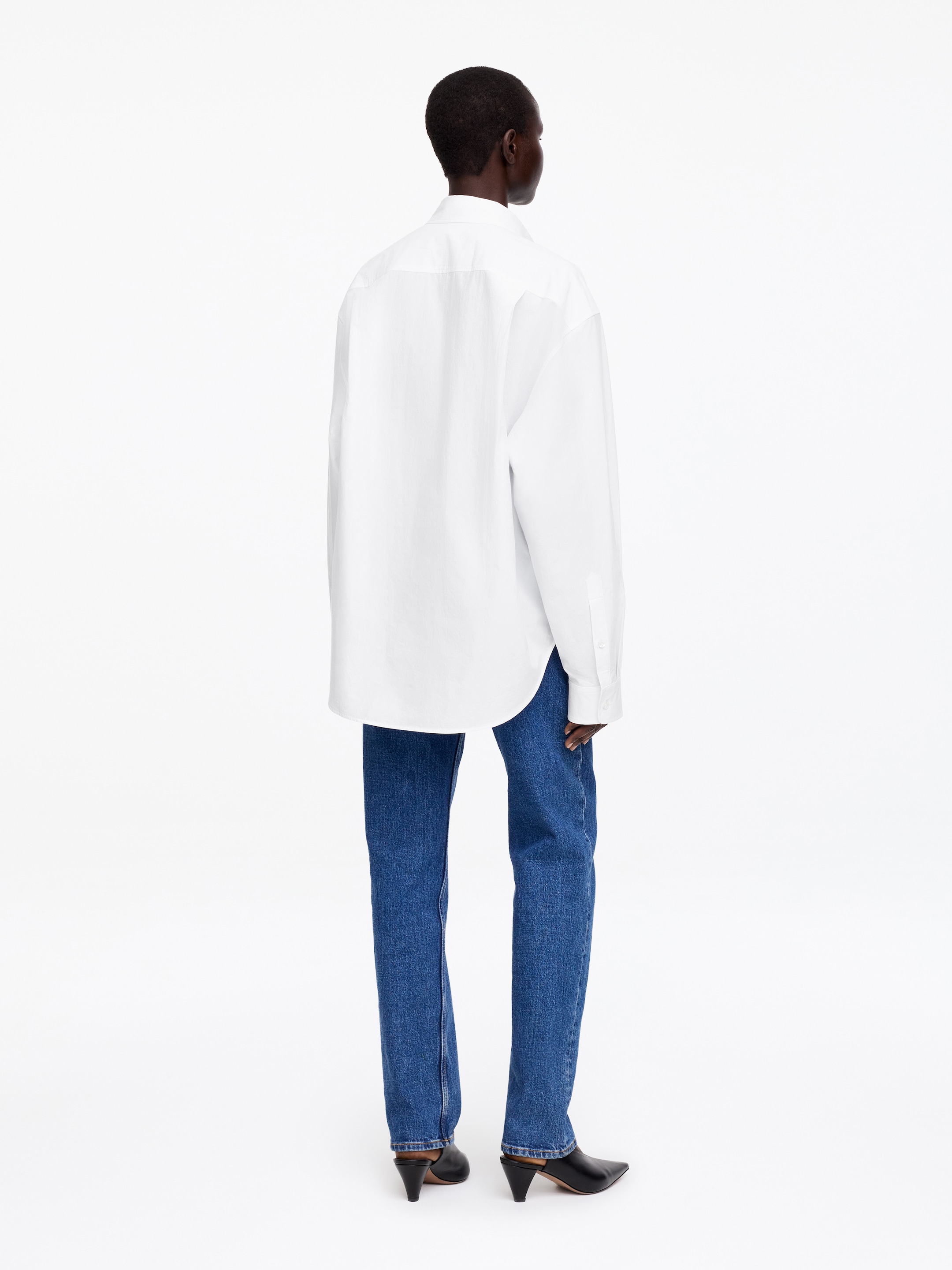 Cotton Shirt - White - Regular fit - Women - StillMedia/Lookbook - 3