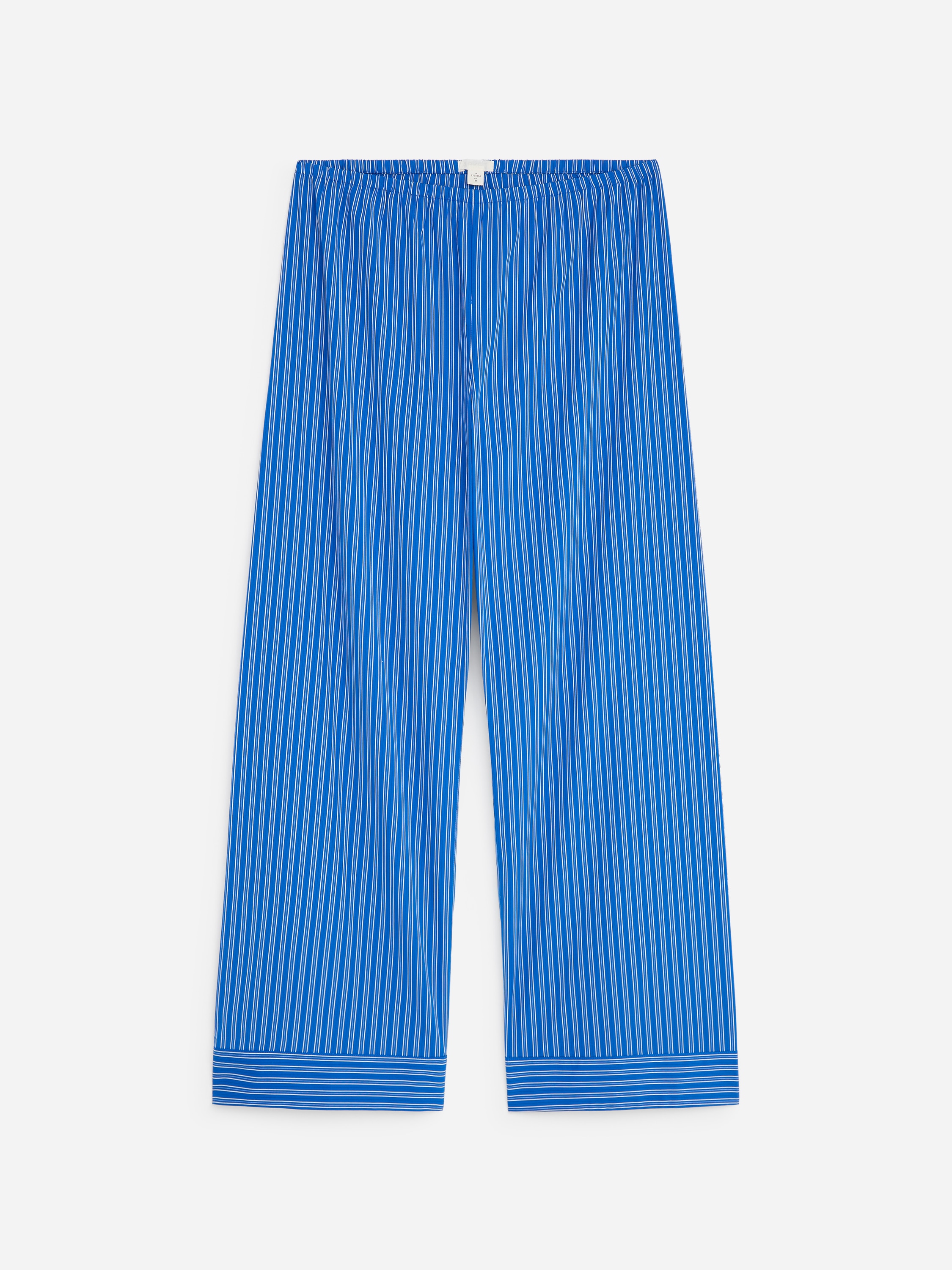 Pyjamahose aus Baumwoll-Popeline - Blau