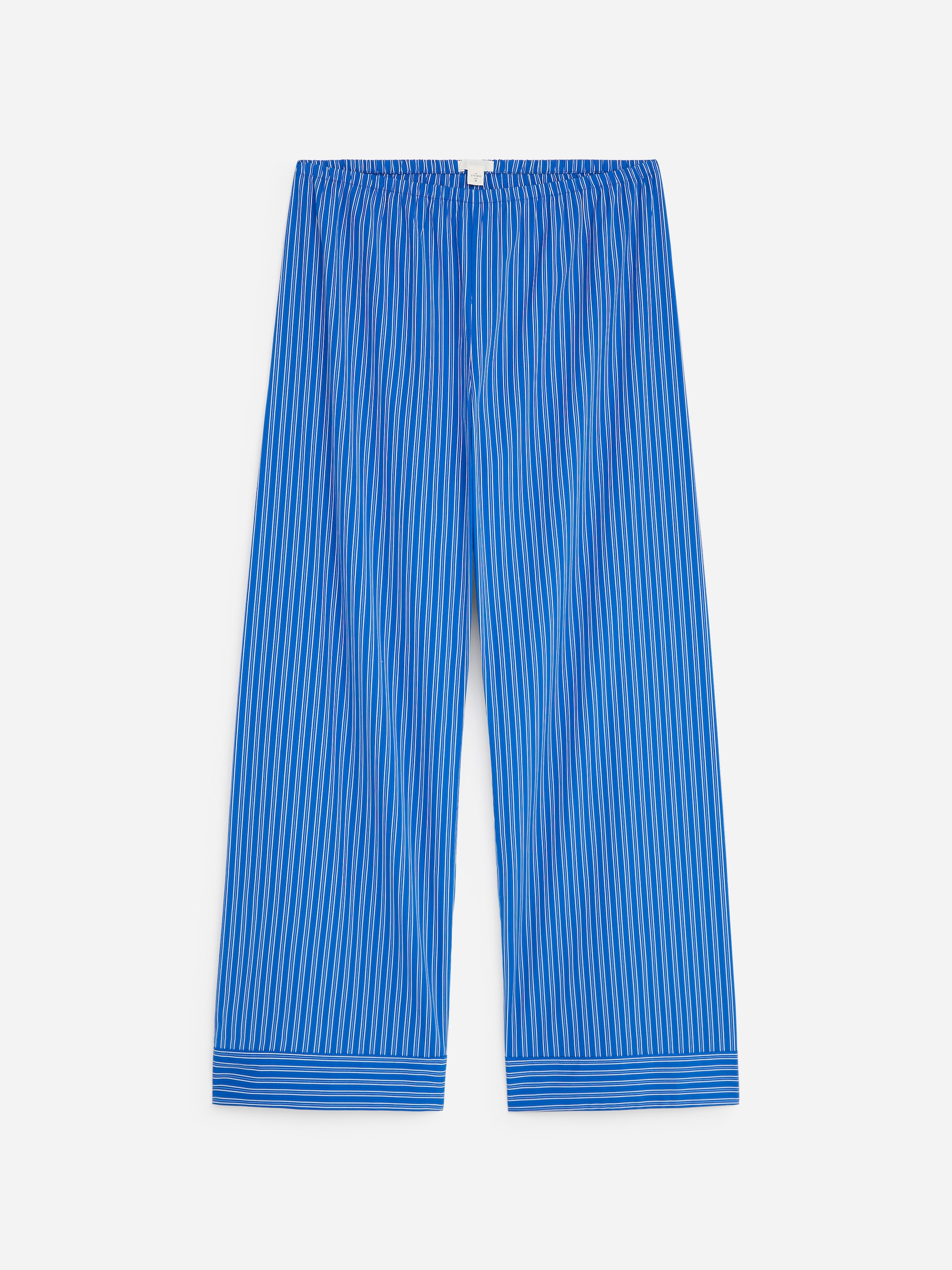 Cotton poplin pyjama trousers-#2A5697-20223