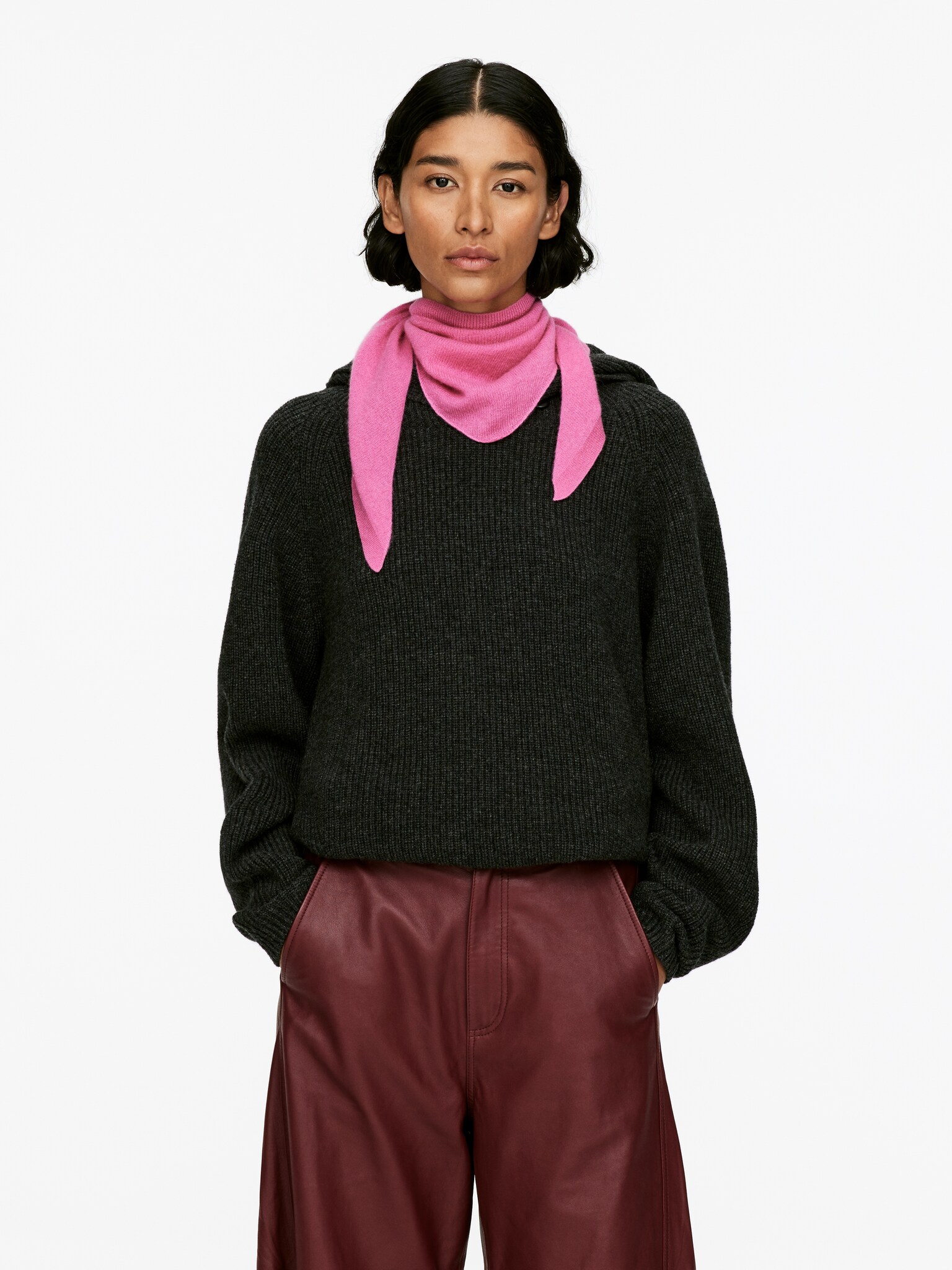 Cashmere Scarf - Pink - 3