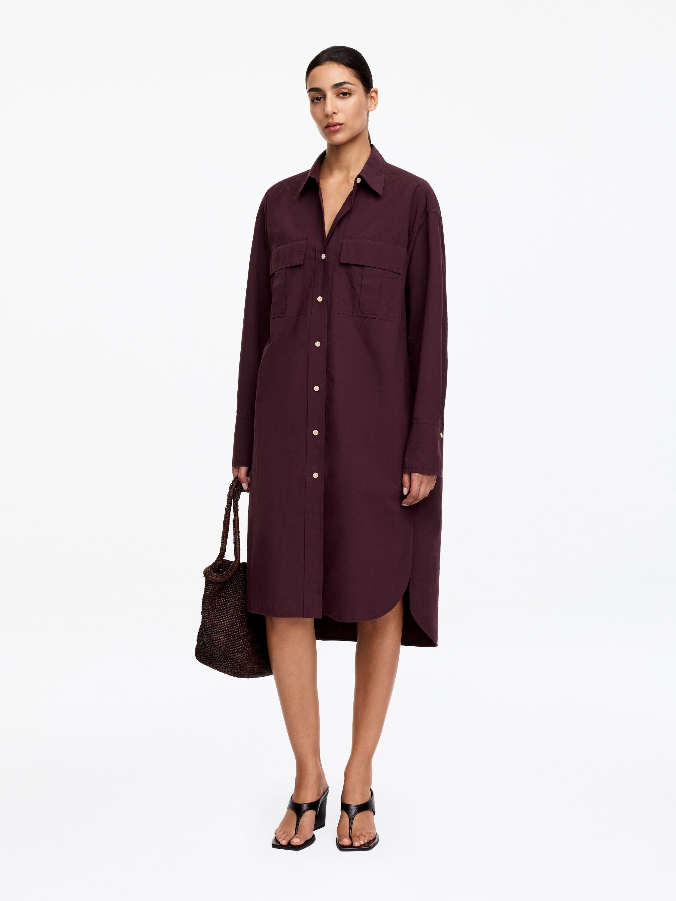 Cotton Shirt Dress