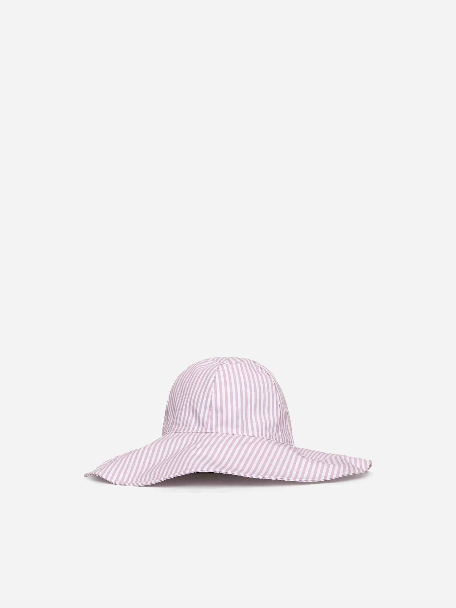 Chapéu de sol em musselina de algodão - Lilás/branco/Branco-sujo/Estampado jardim