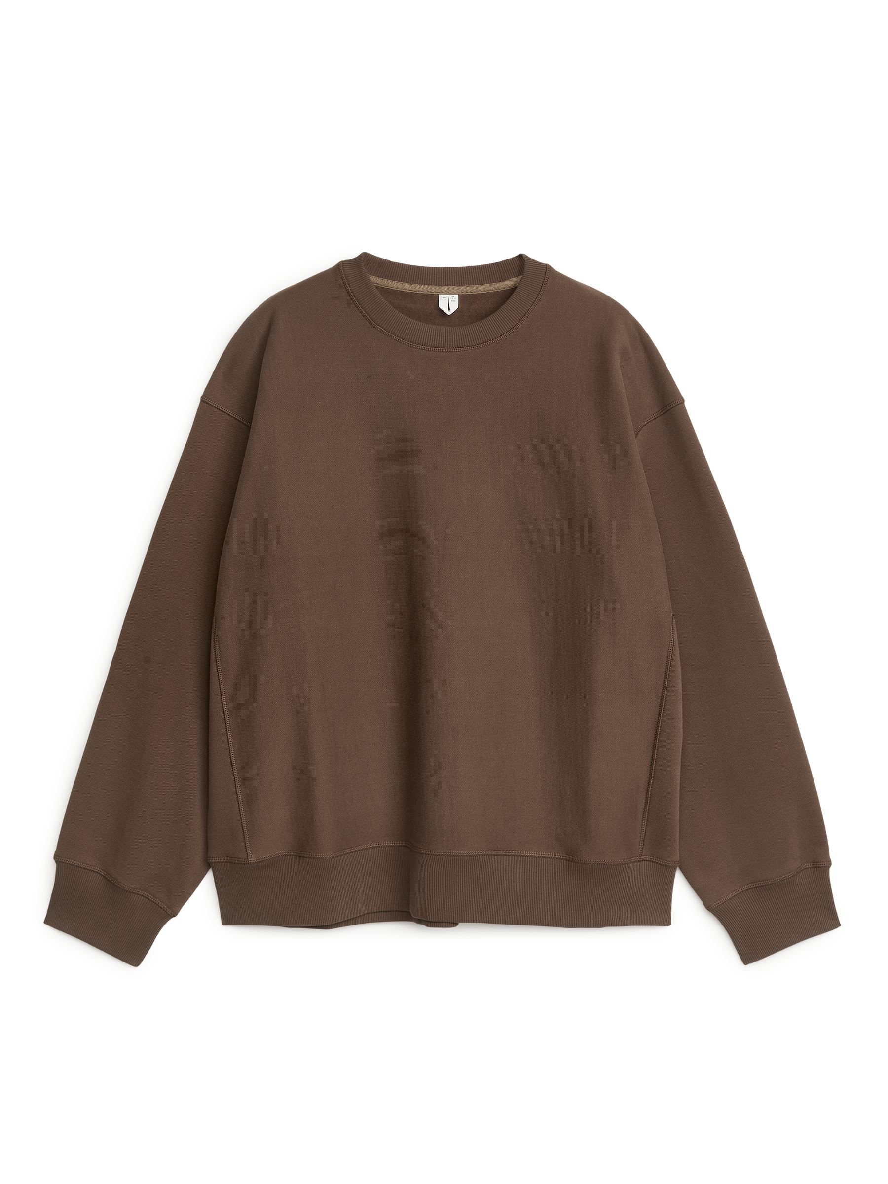 Loose Heavyweight Sweatshirt - Brown - Oversized - Men - StillMedia/DescriptiveStillLife - 1