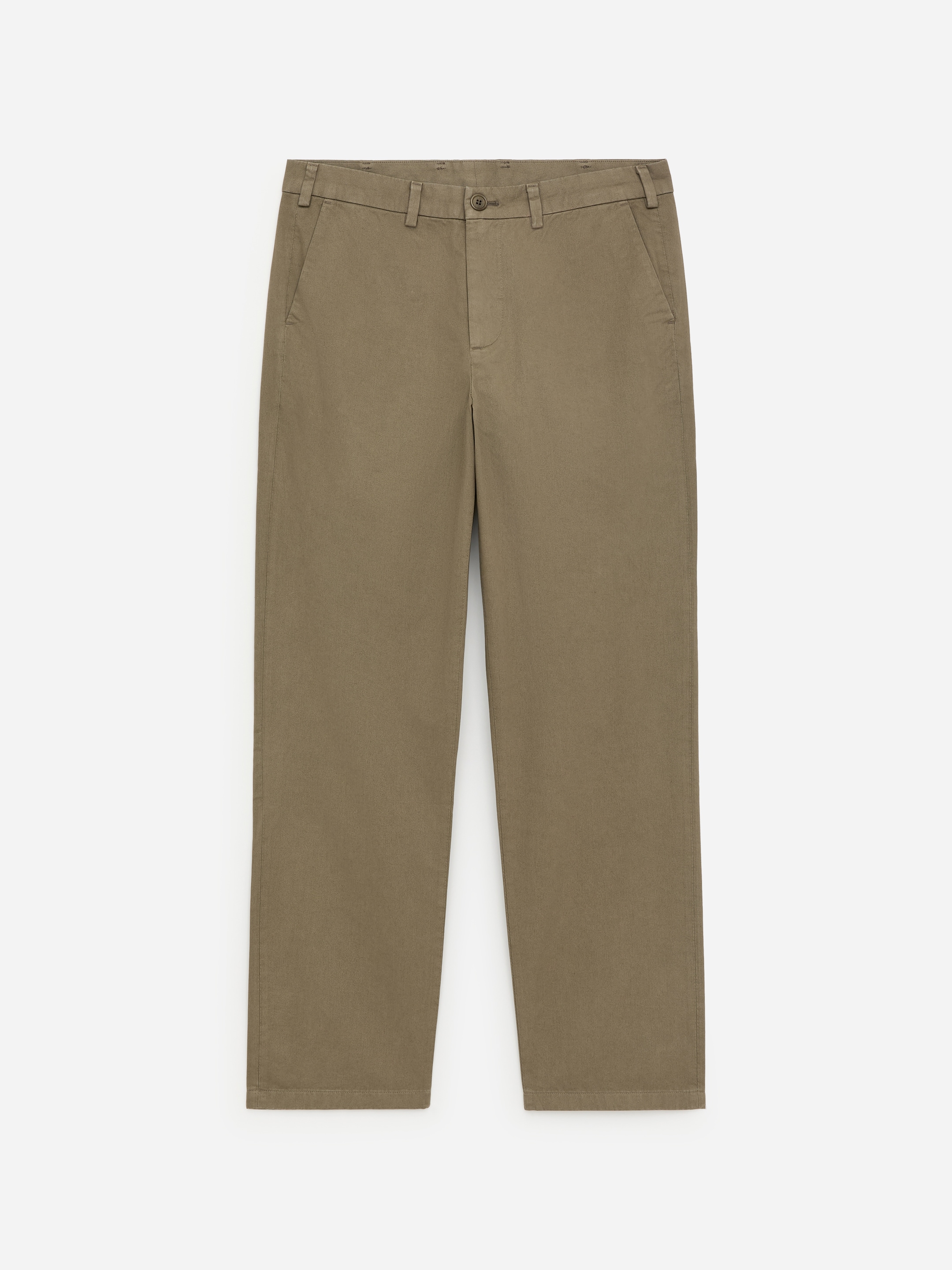 Gerade geschnittene Chino aus Baumwolle - Khaki - Regular Fit - Men - StillMedia/DescriptiveStillLife - 1
