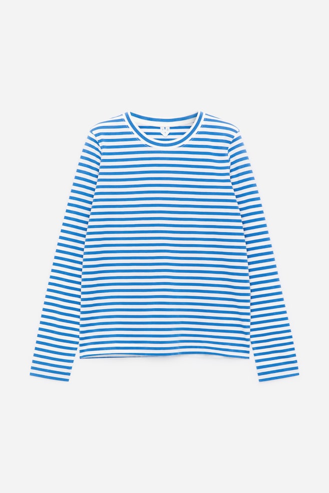T-shirt Signature a maniche lunghe - Blu brillante/Bianco/Rosso/Nero/Bianco/Grigio/Marrone/Bianco/Verde - 1