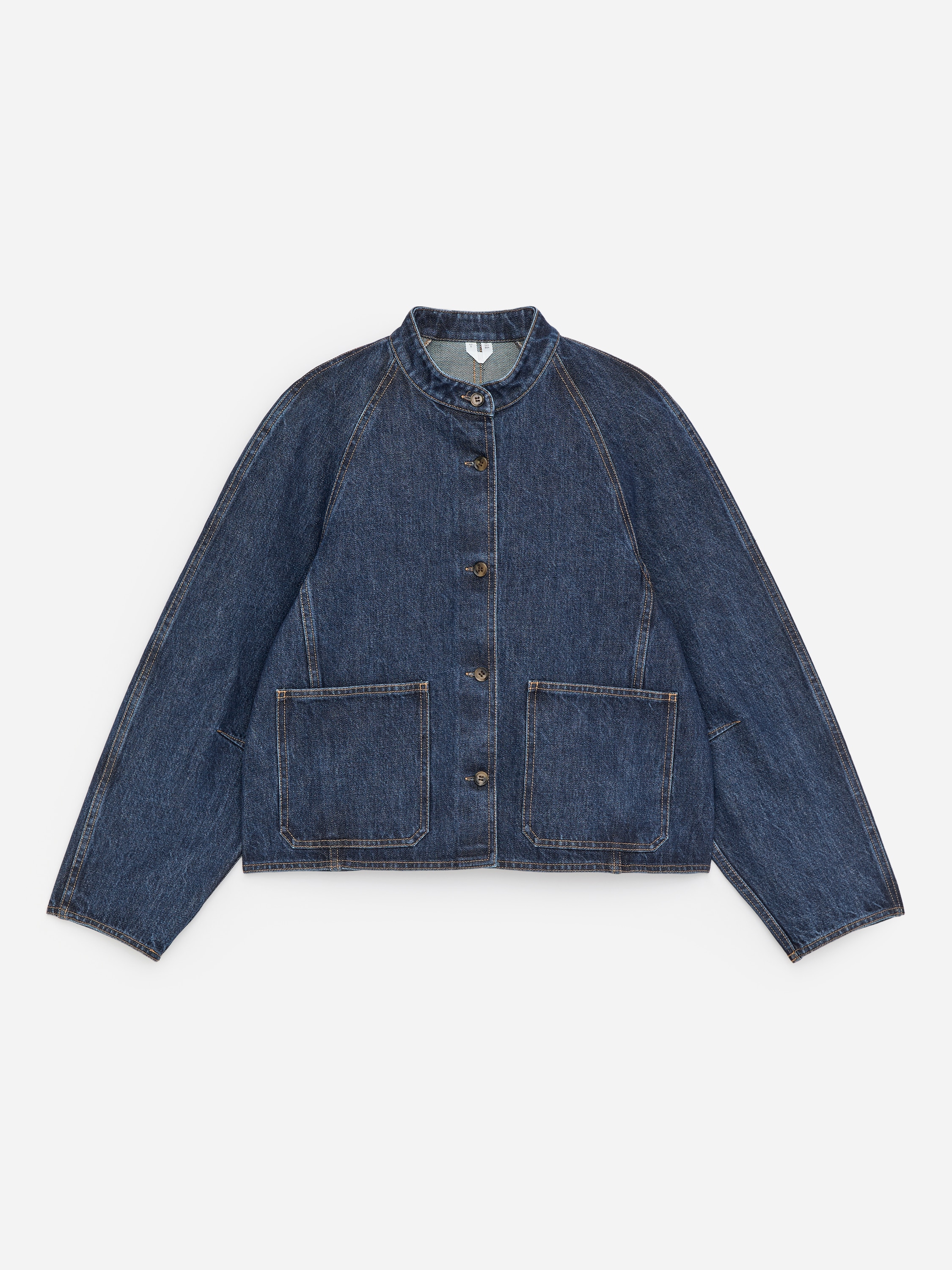Overshirt in denim - Blu scuro