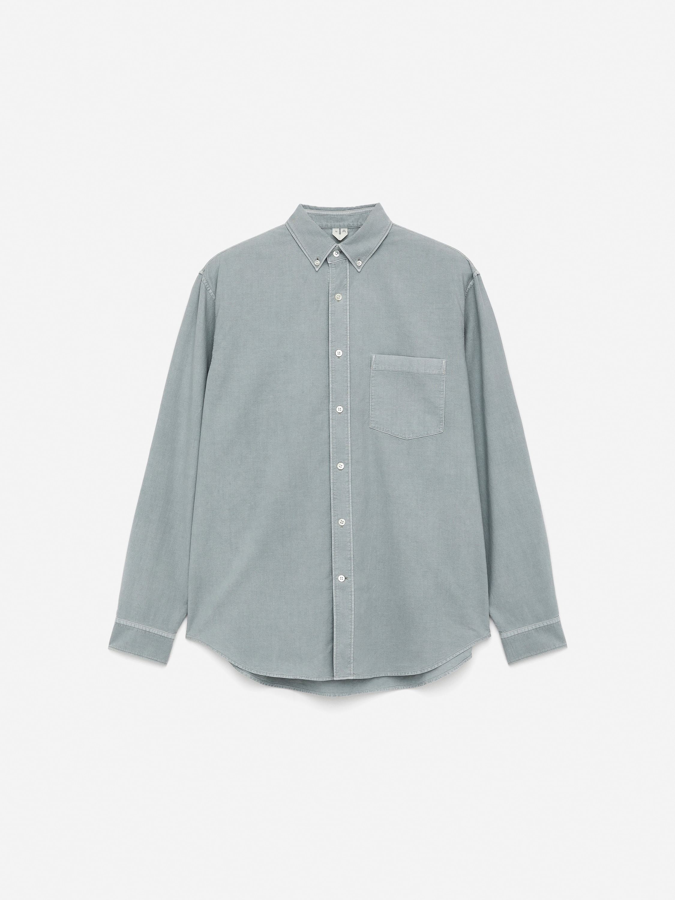 Rento Oxford-paita - Murrettu mintunvihreä