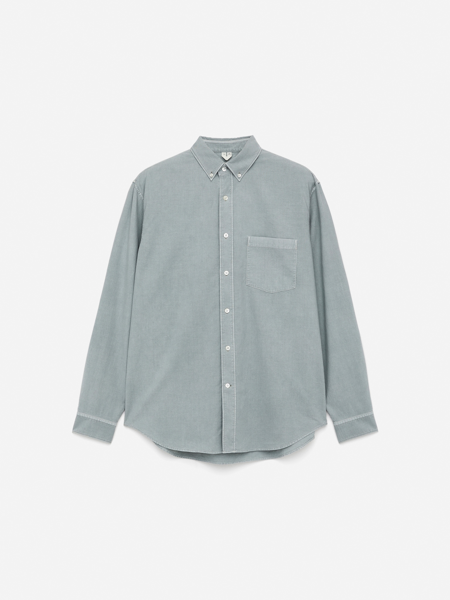 Chemise Oxford décontractée - Menthe poudrée/Bleu - 2