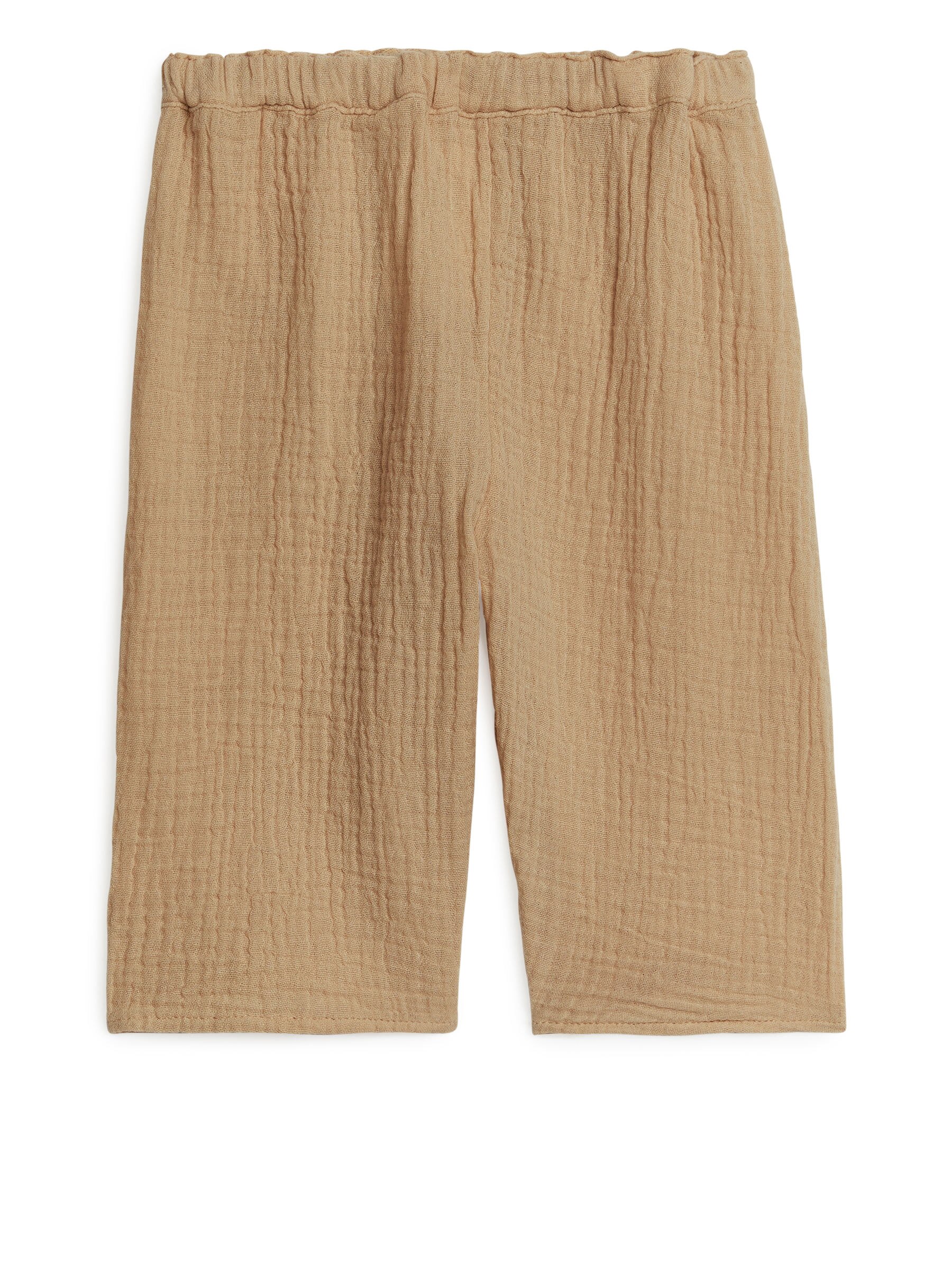 Baumwollmusselin-Hose - Braun - Regular Fit - Kinder - StillMedia/DescriptiveStillLife - 3