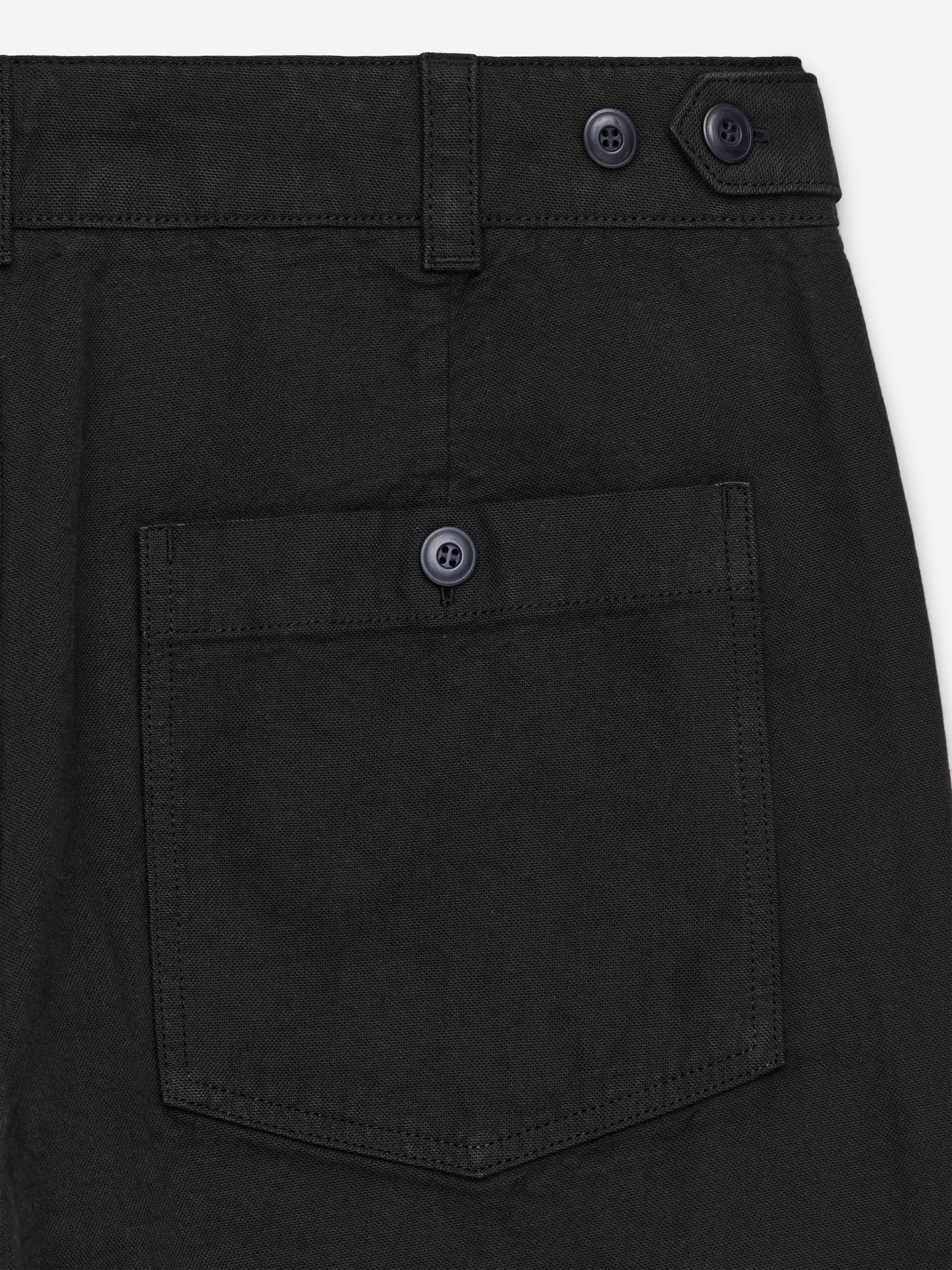 Relaxed Canvas Trousers - Black - Relaxed fit - Men - StillMedia/DescriptiveDetail - 2