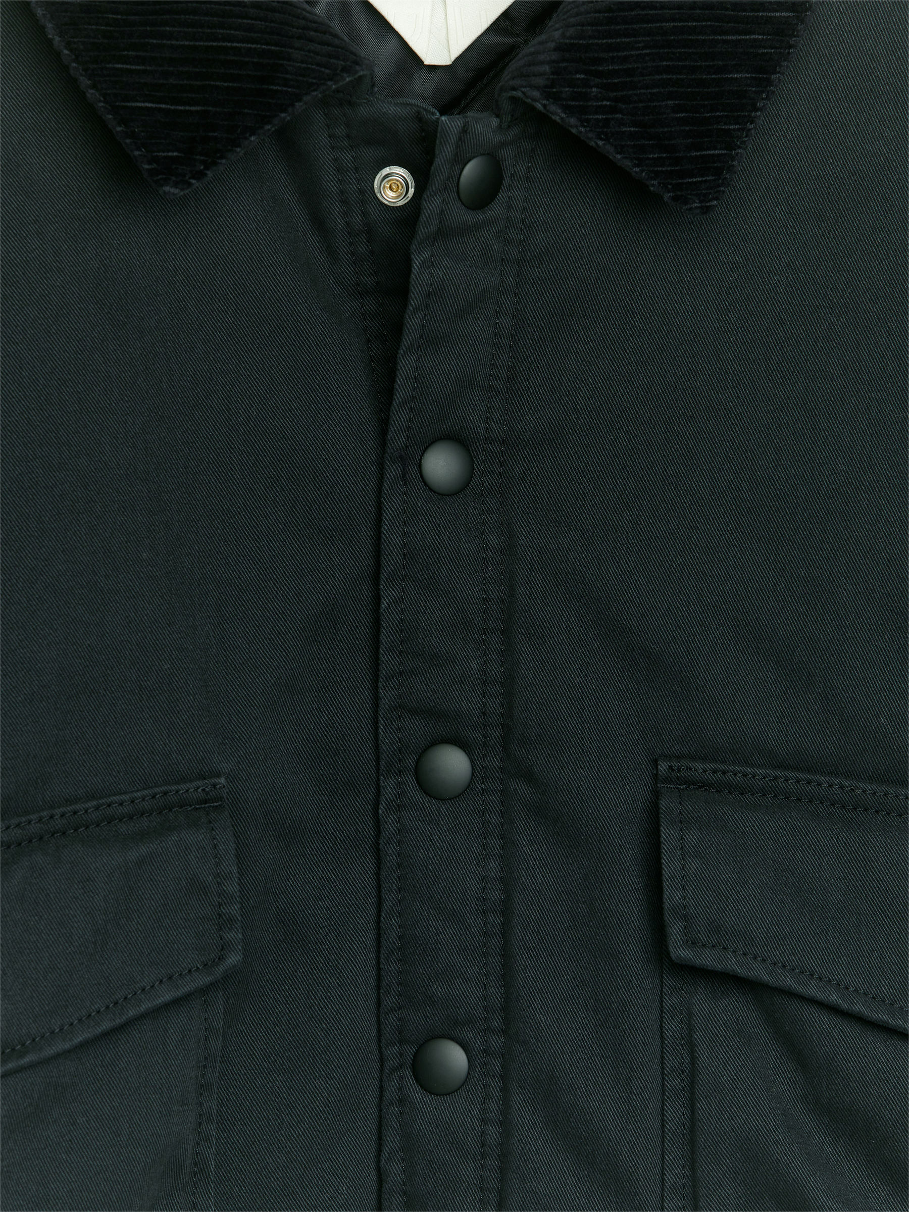 Kurtka ze sztruksowym kołnierzem - Czarny - Fason normalny - Children - StillMedia/DescriptiveStillLife - 2