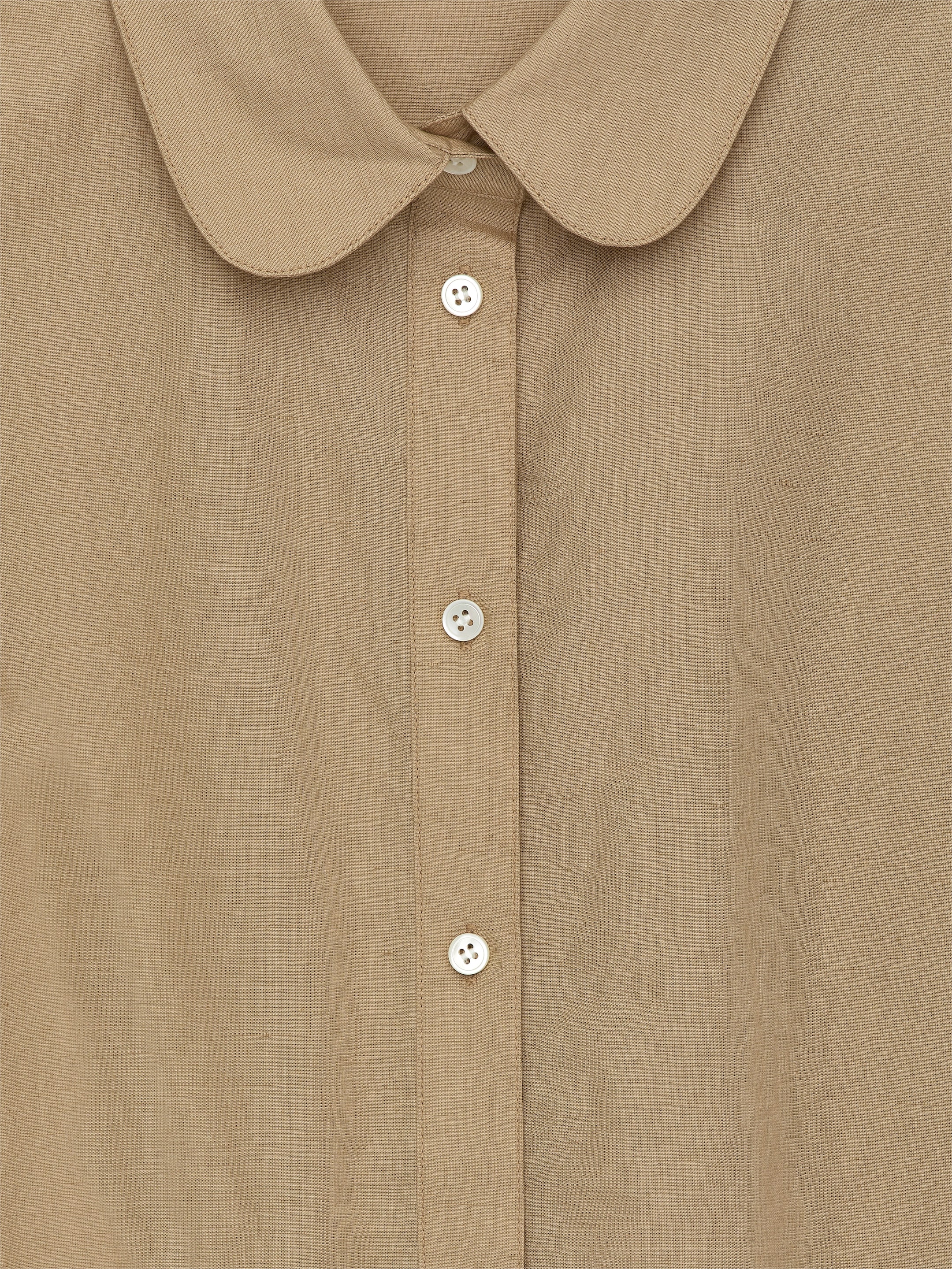 Agrandir l'image: Chemisier à col rond - Beige - FEMME | H&M FR 6