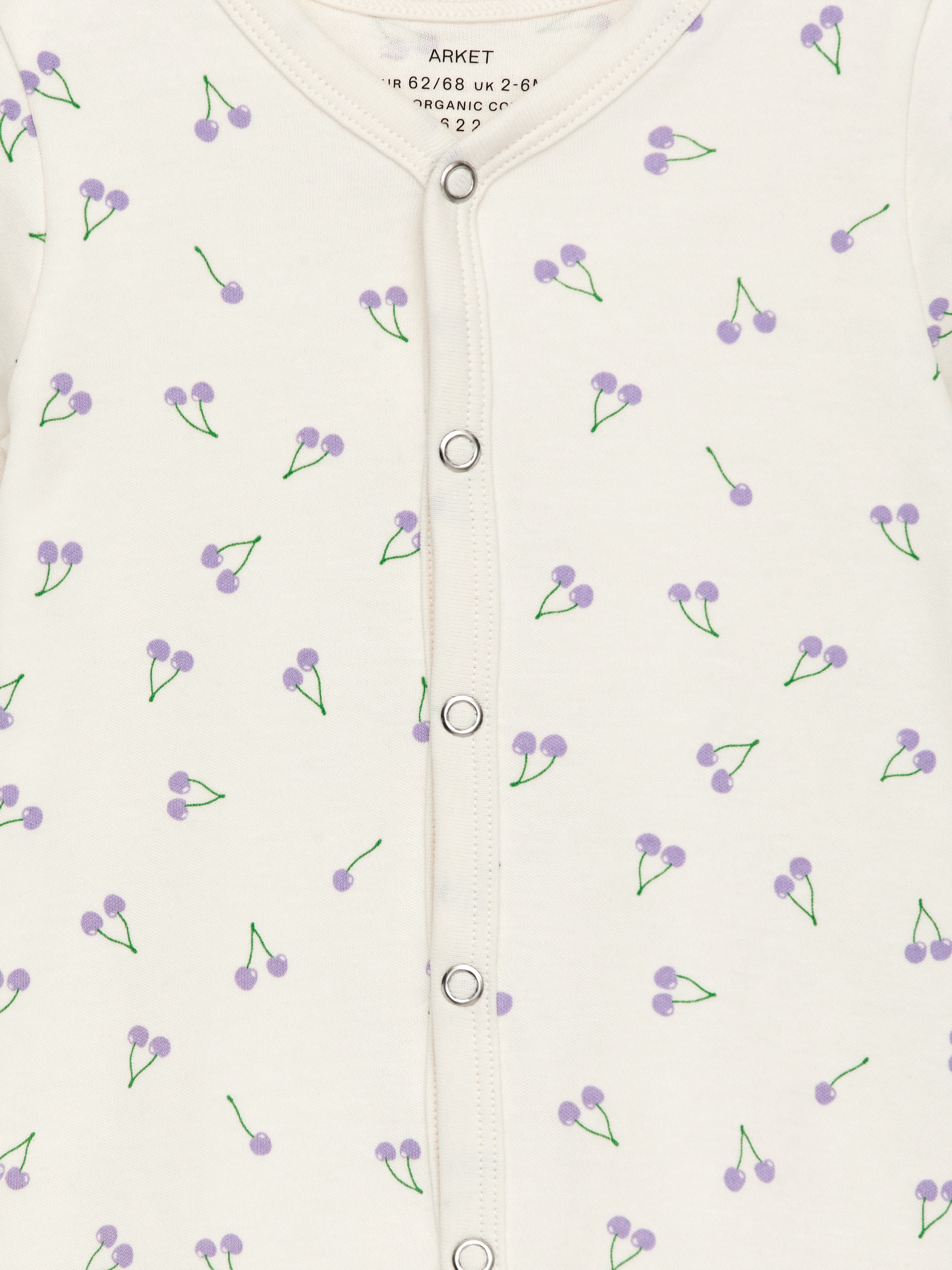Pyjama tout-en-un - Blanc cassé/Cerises lilas - Regular fit - Enfant - StillMedia/DescriptiveDetail - 3