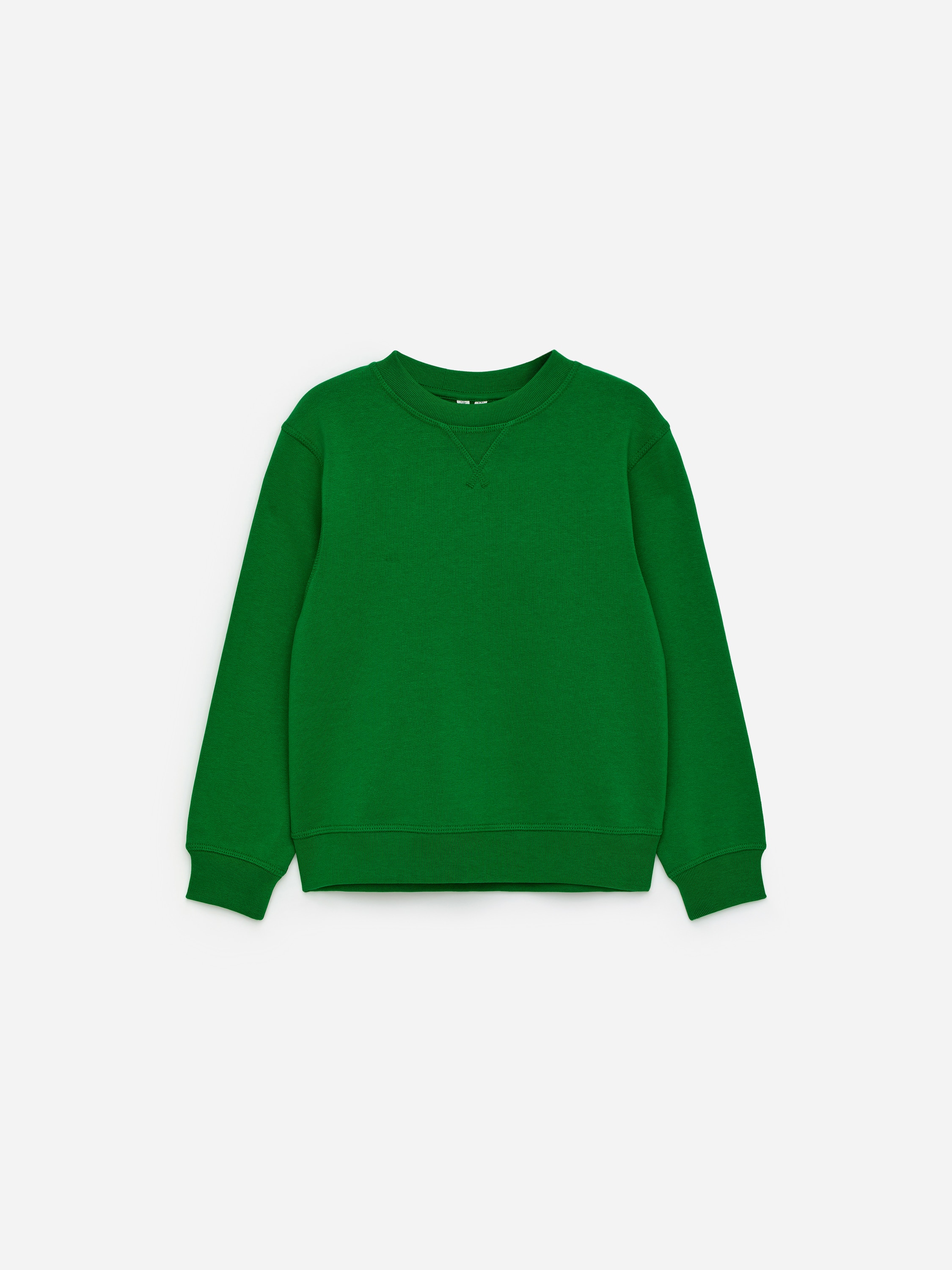 Sweatshirt i fransk frotté - Grøn/Gråmeleret/Mørkeblå/Pink/Rød/Himmelblå/Bordeaux/Syren/Syrenfarvet/Orange/Mørkegrøn