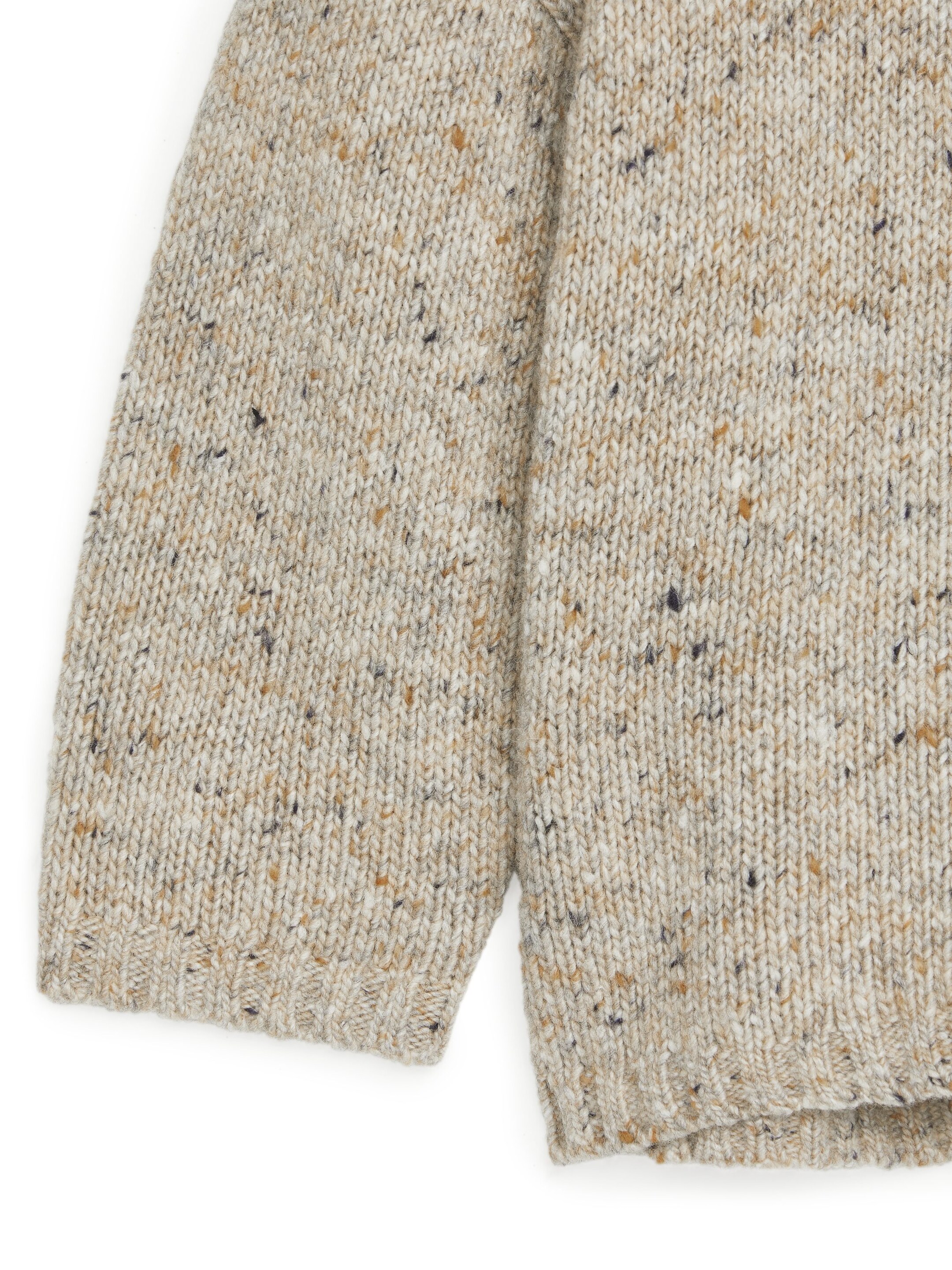 Vezi imaginea mai mare: Pulover din amestec de lână cu neps - Beige Melange - COPII | H&M RO 3