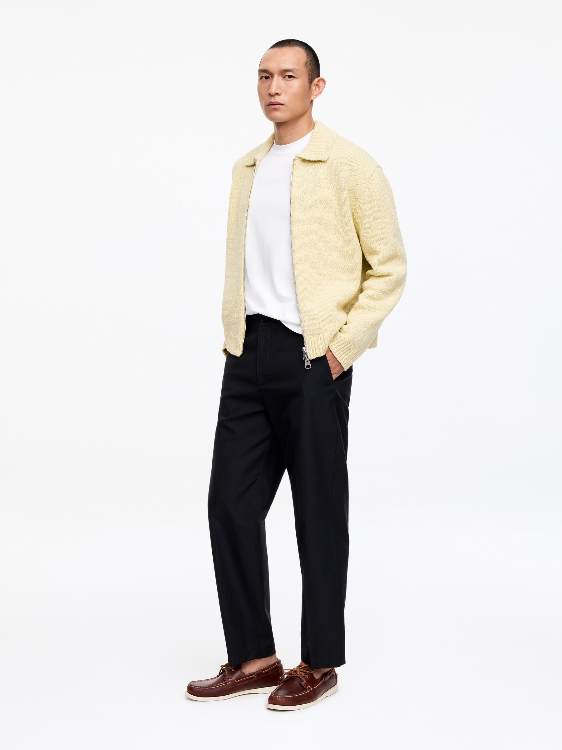 Interlock-T-Shirt mit normaler Passform - Weiß - Regular Fit - Herren - StillMedia/Lookbook - 5