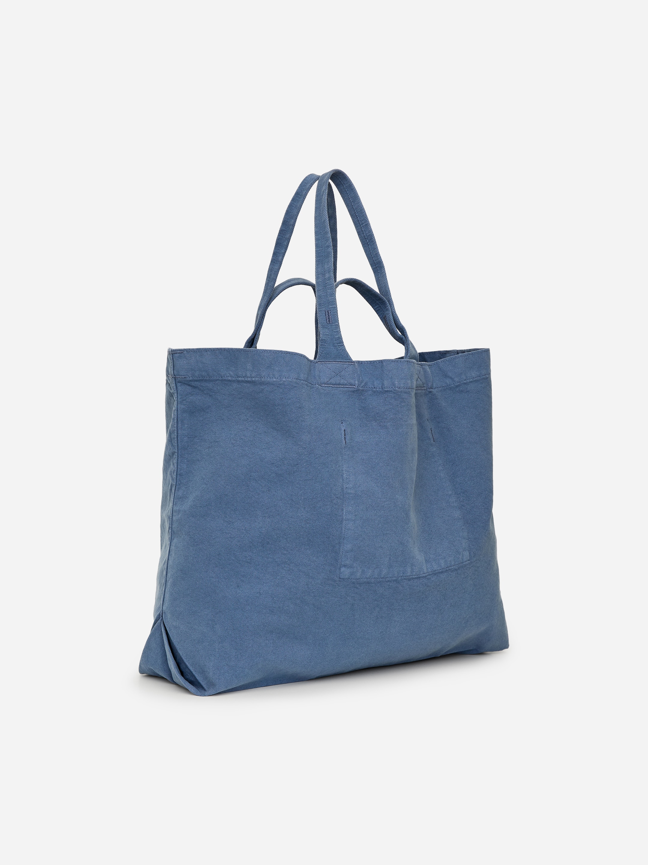 Oversized Canvas Tote - Dusty Blue - men - StillMedia/DescriptiveStillLife - 3