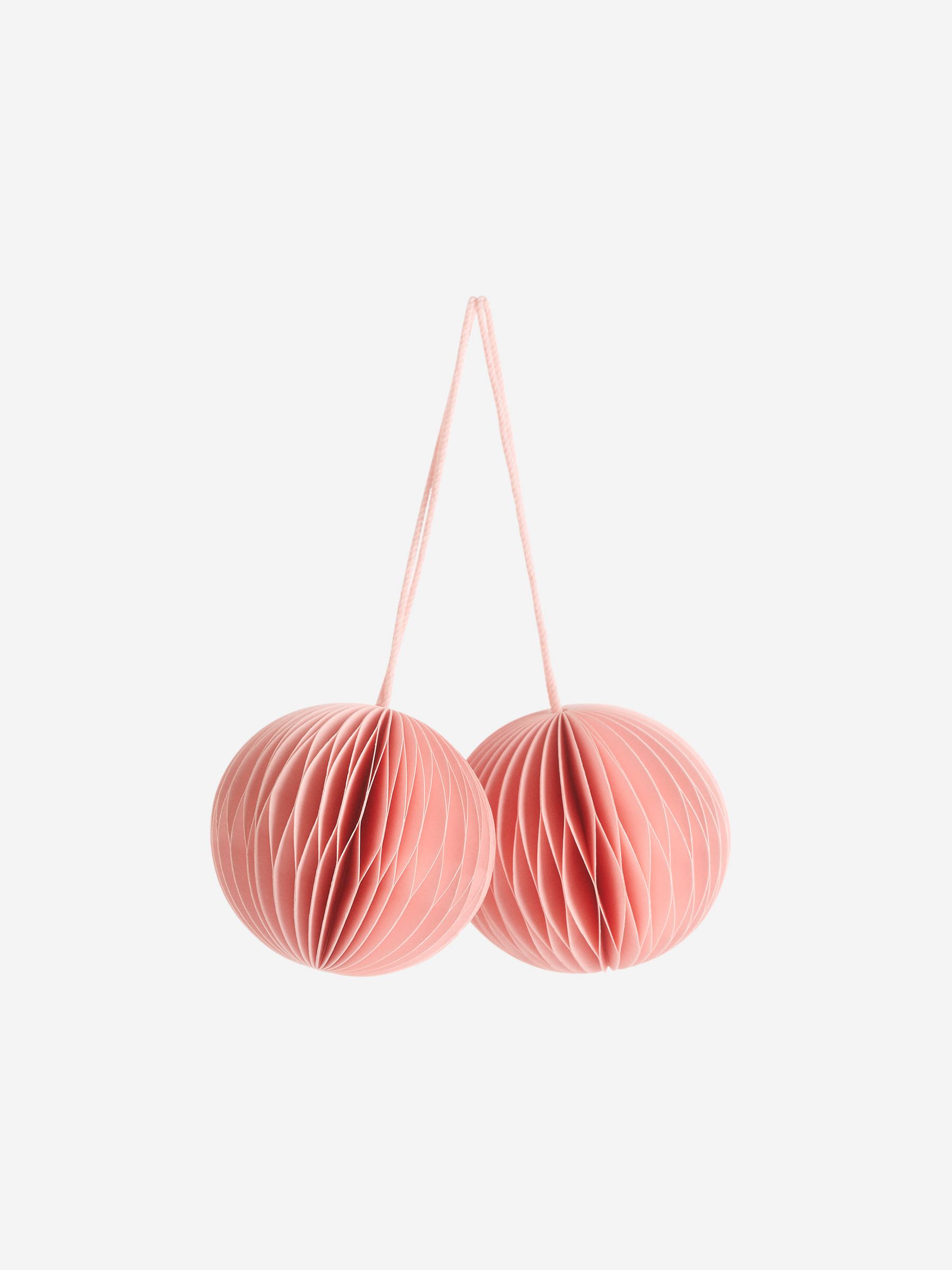 Wabenornamente im 2er-Set-Rosa-10339