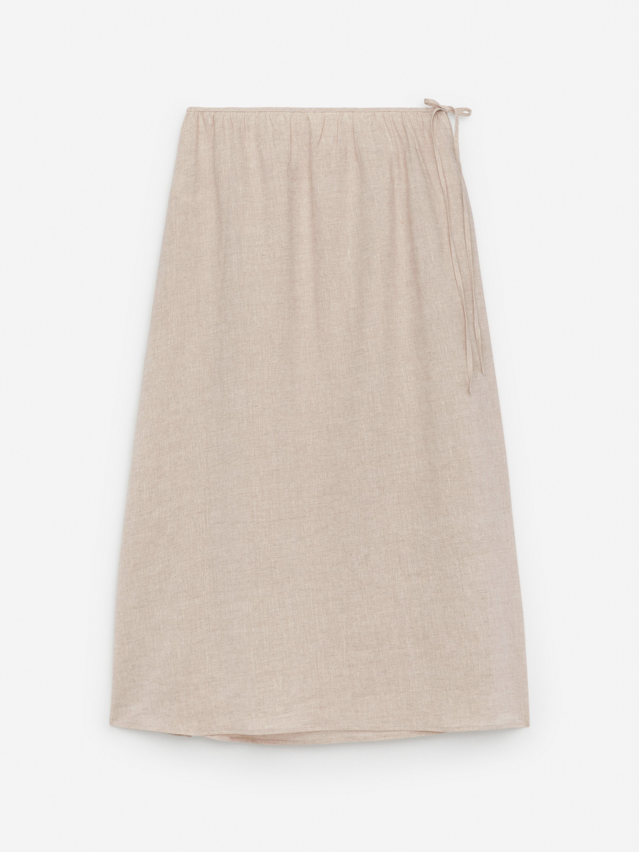 Vezi imaginea mai mare: Linen Wrap Skirt - Bej - FEMEI | H&M RO 5