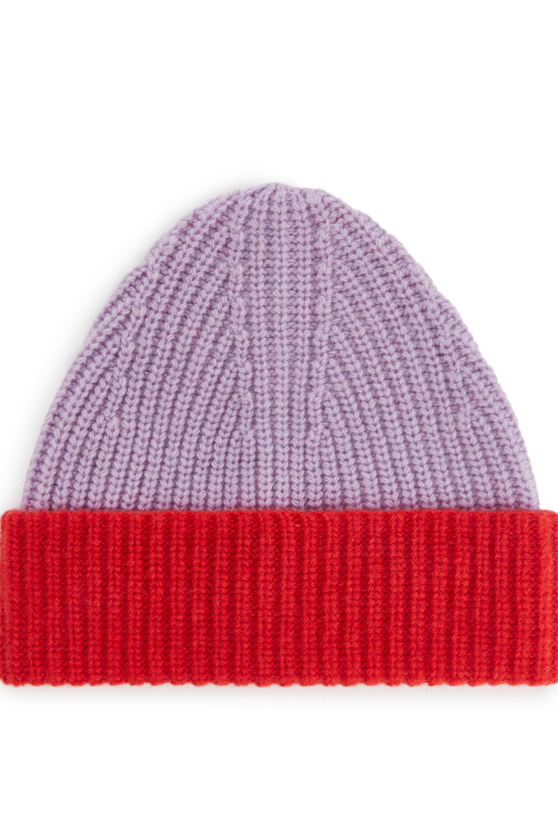 Ver imagen más grande: Gorro de lana - Lila/Rojo - NIÑOS | H&M ES 1