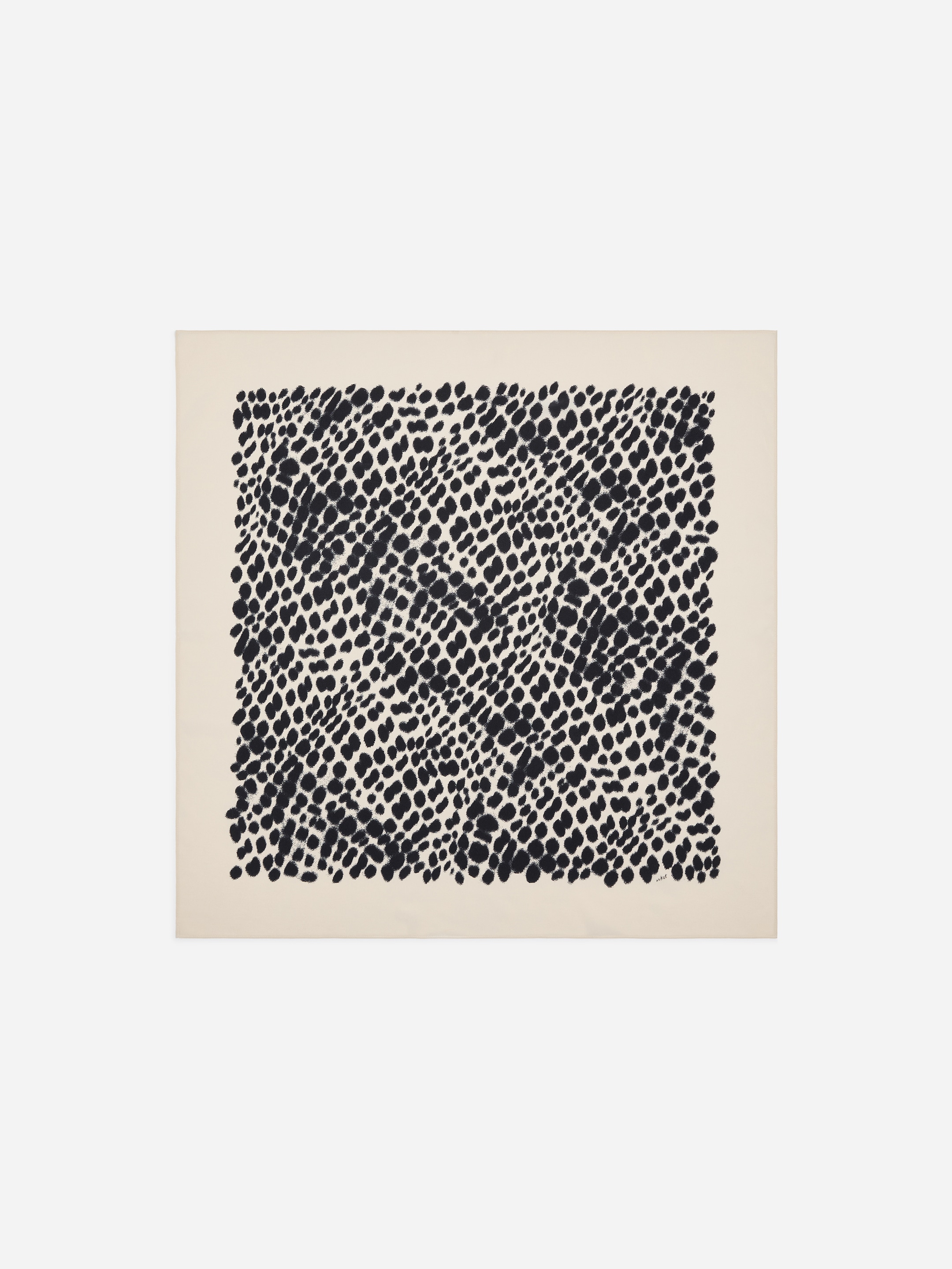 Silk Crepe Scarf-#DCD6C7-19249