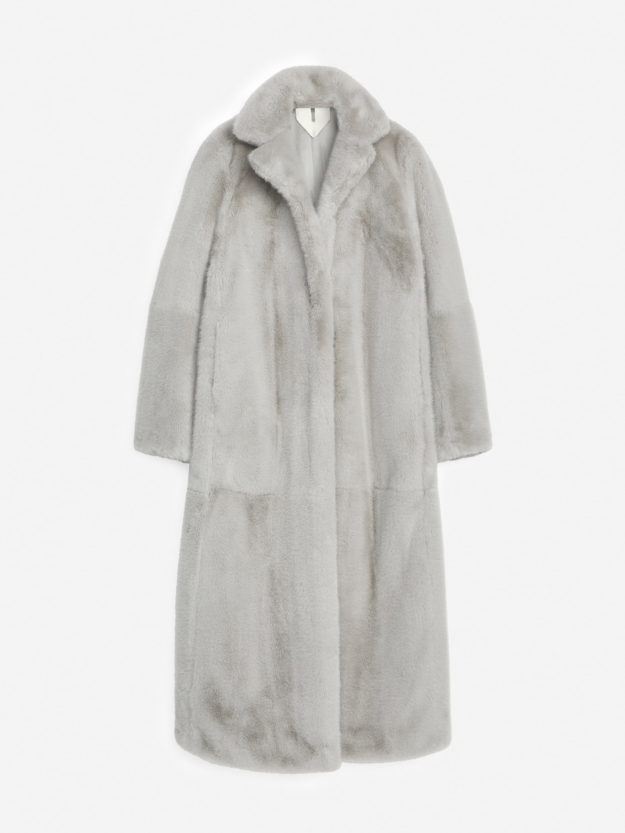 Faux Fur Coat - Grey - Oversized - Women - StillMedia/DescriptiveStillLife - 3