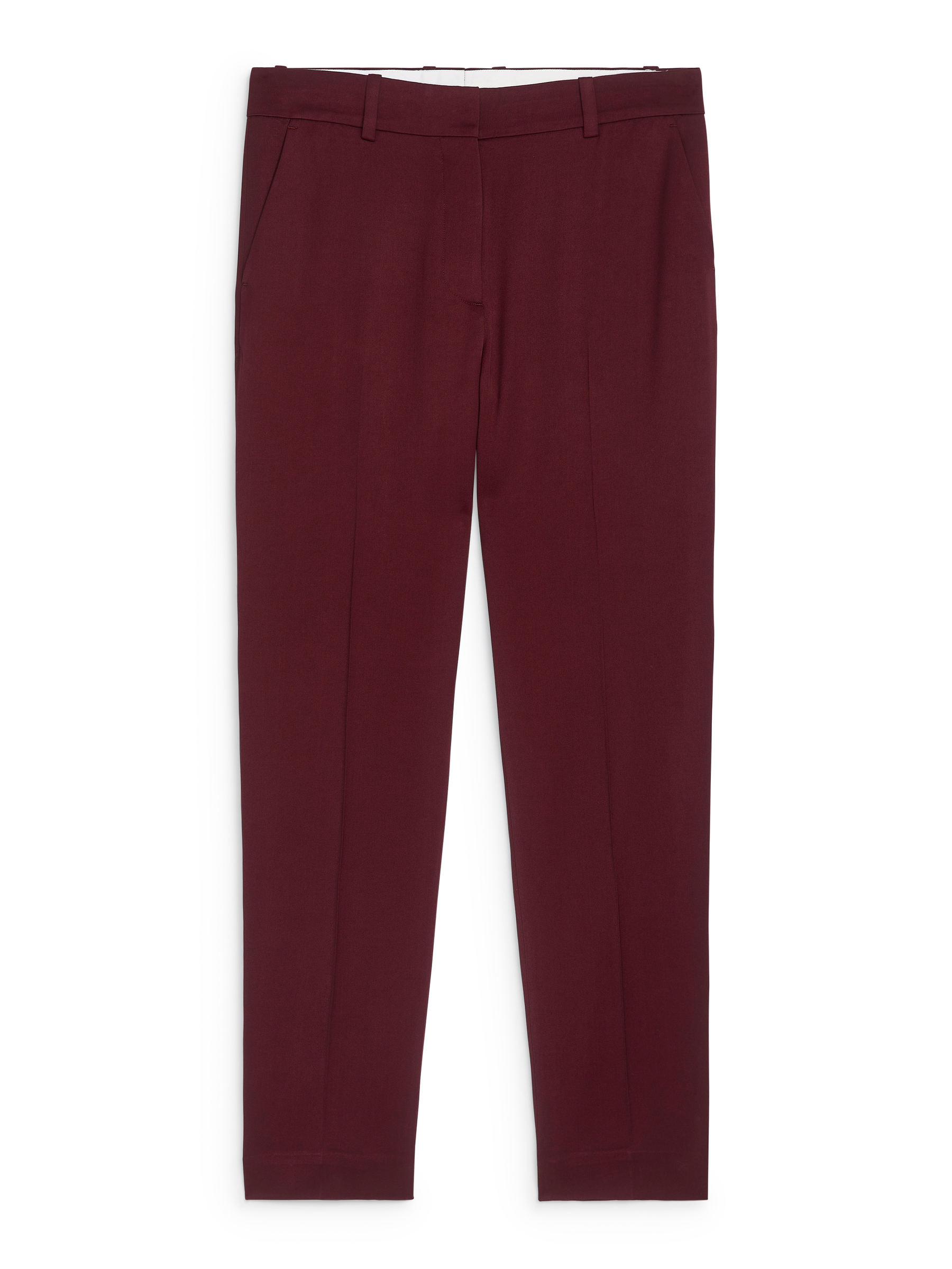 Tapered Trousers-#3A1A19-12435