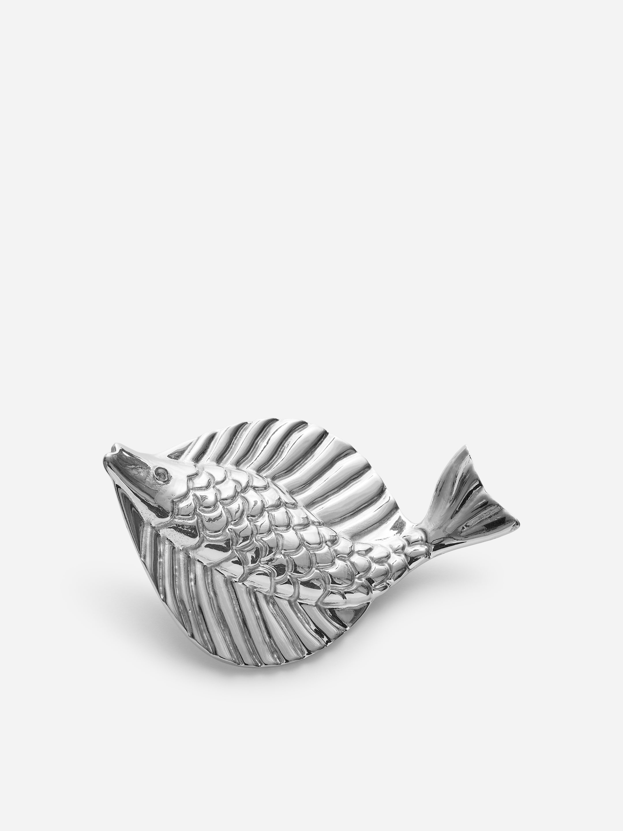 Versilberte, fischförmige Brosche - Silber - Women - StillMedia/DescriptiveStillLife - 2