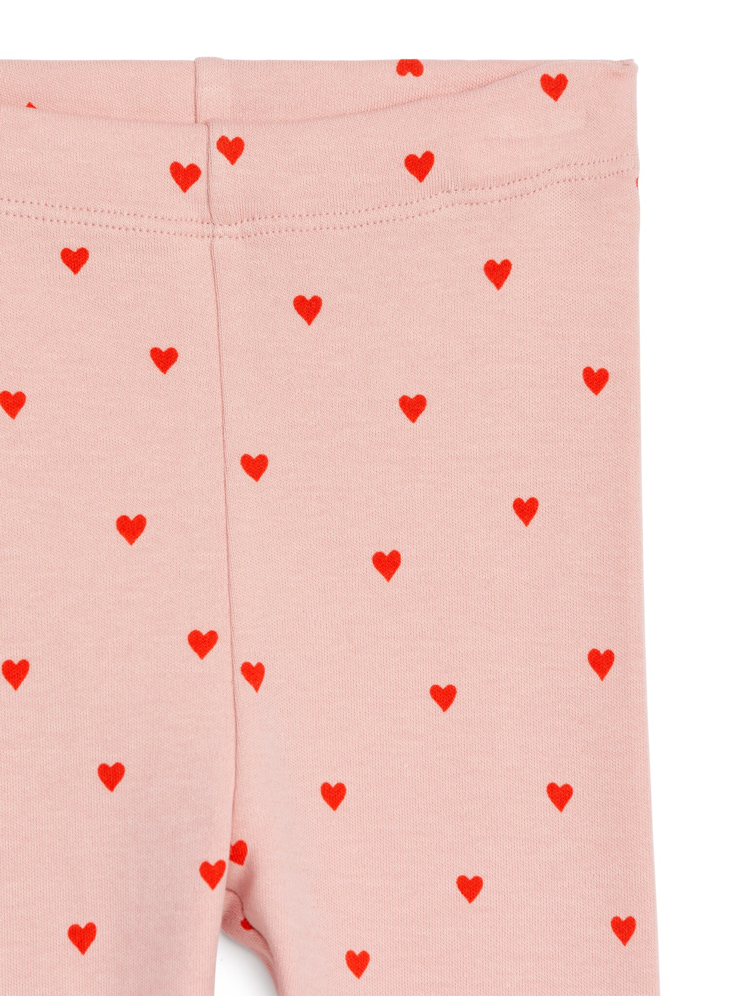 Jerseyleggings - Rosa/Herzen/Cremeweiß/Monster - 3