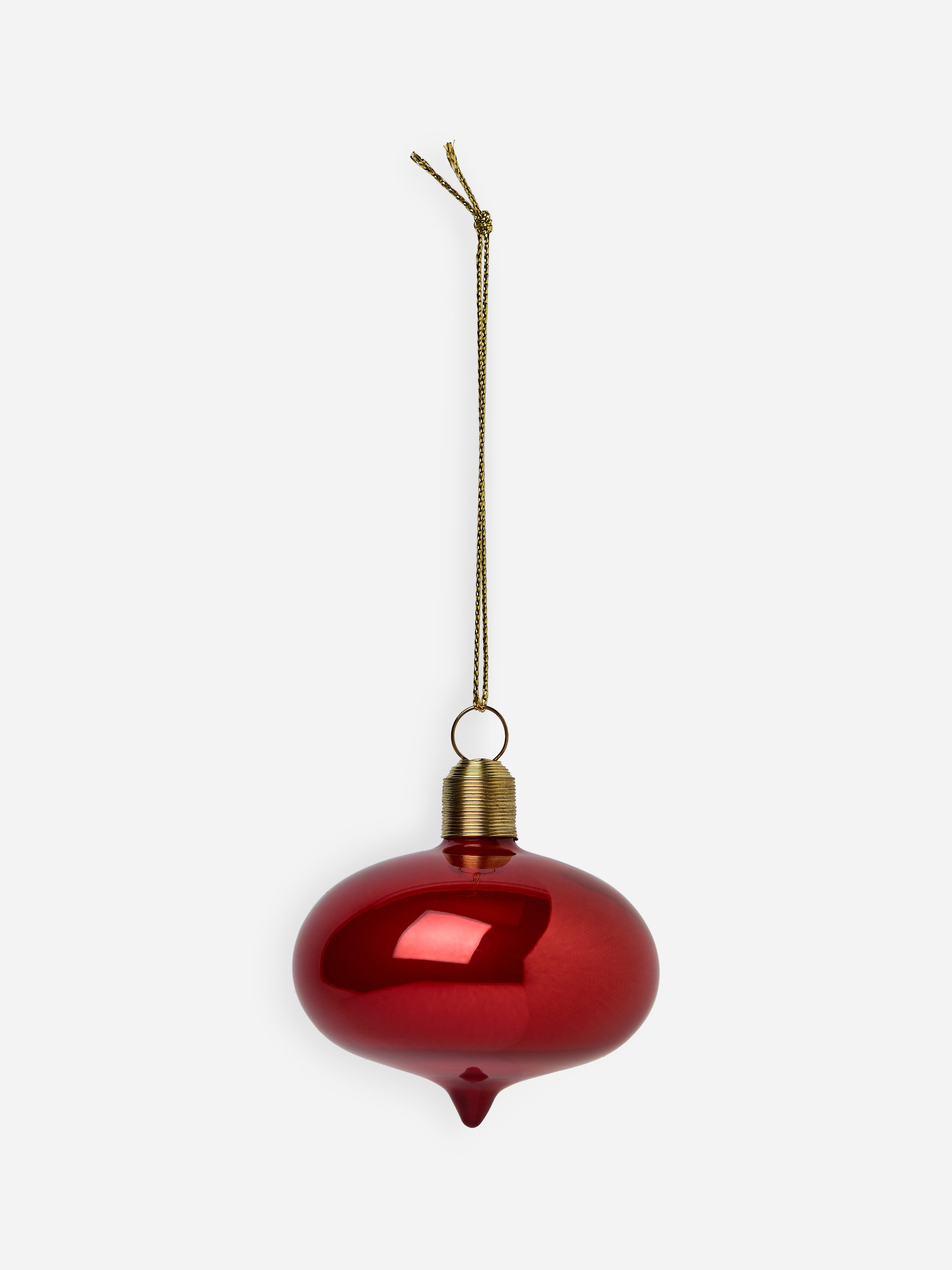 Glass Bauble-Red-17461