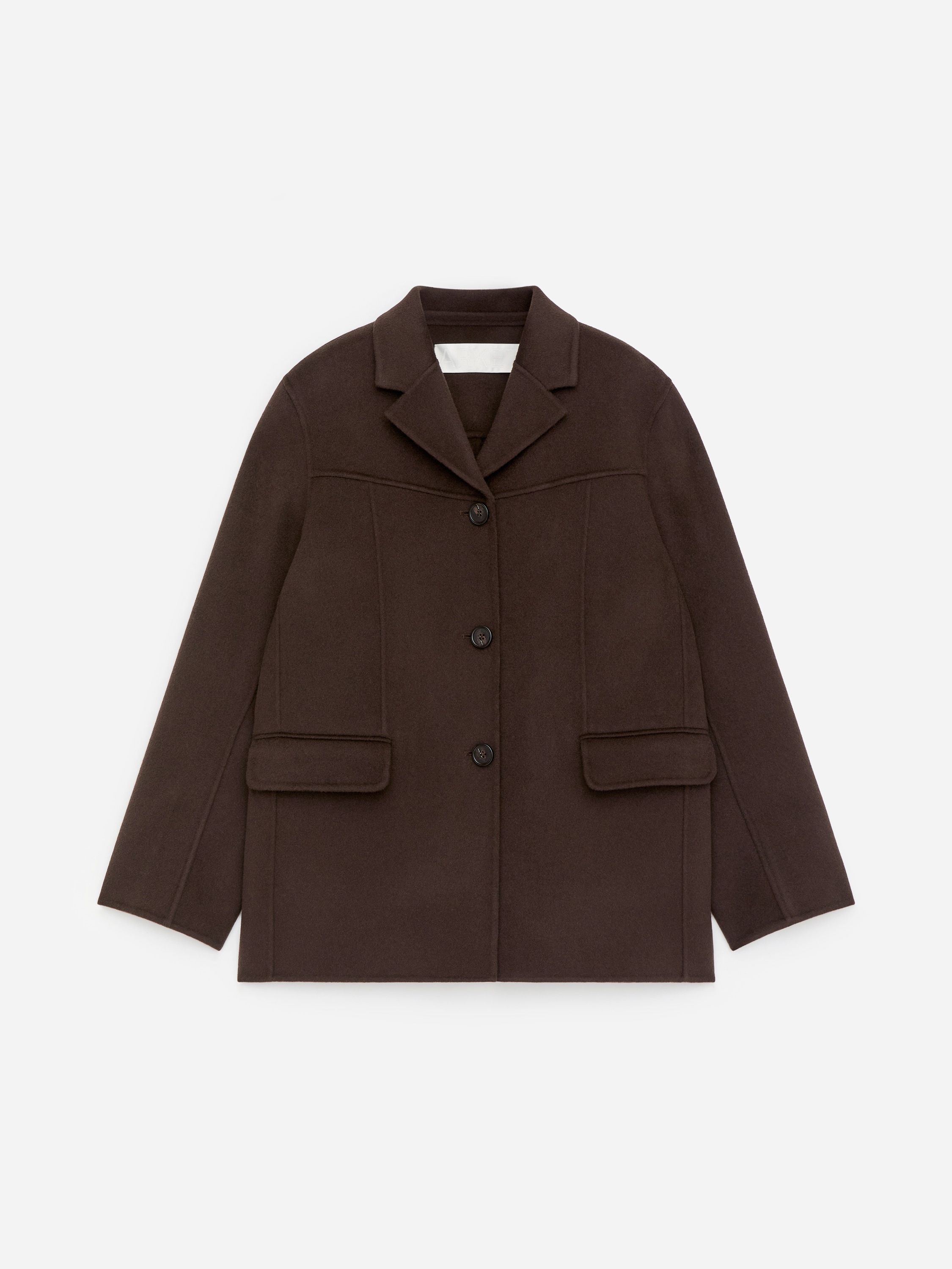 Doublé Wool-Blend Blazer - Brown