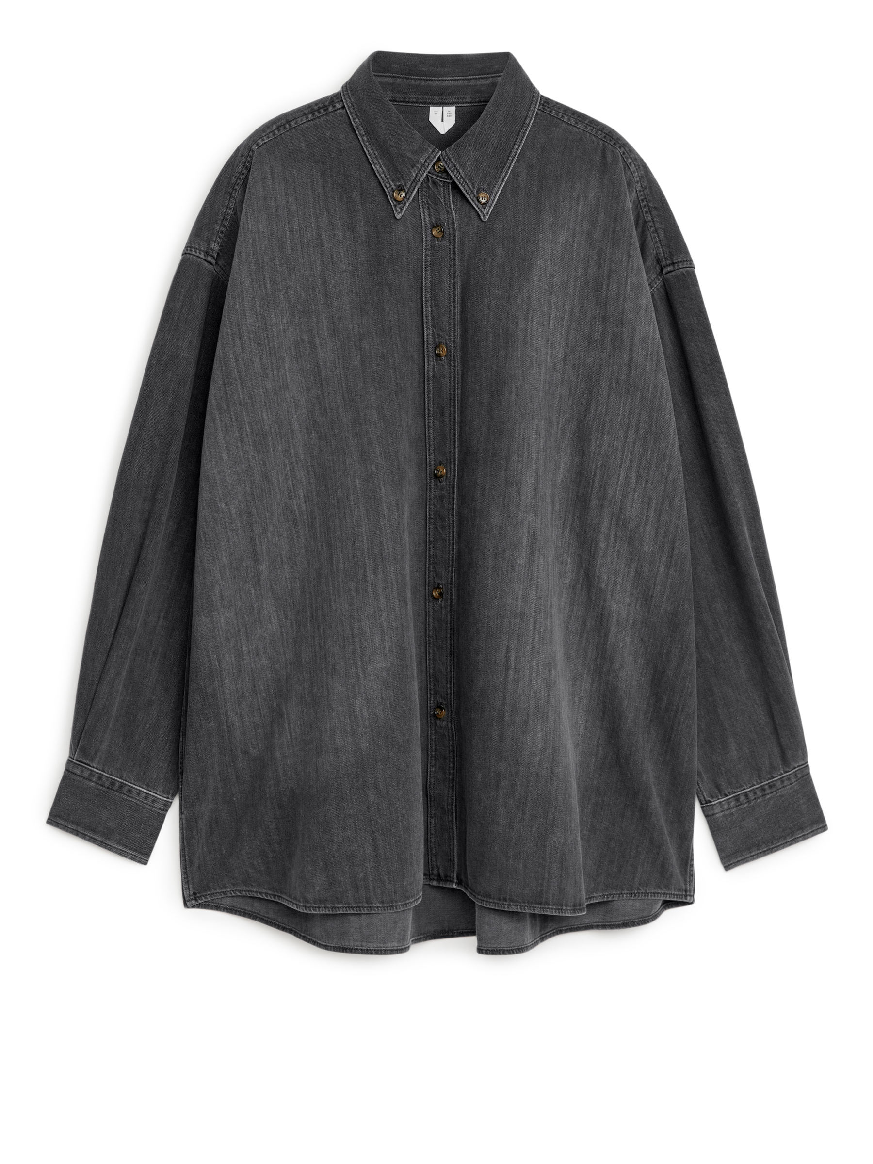 Oversize-Jeanshemd - Verwaschenes Schwarz - Oversize - Damen - StillMedia/DescriptiveStillLife - 2