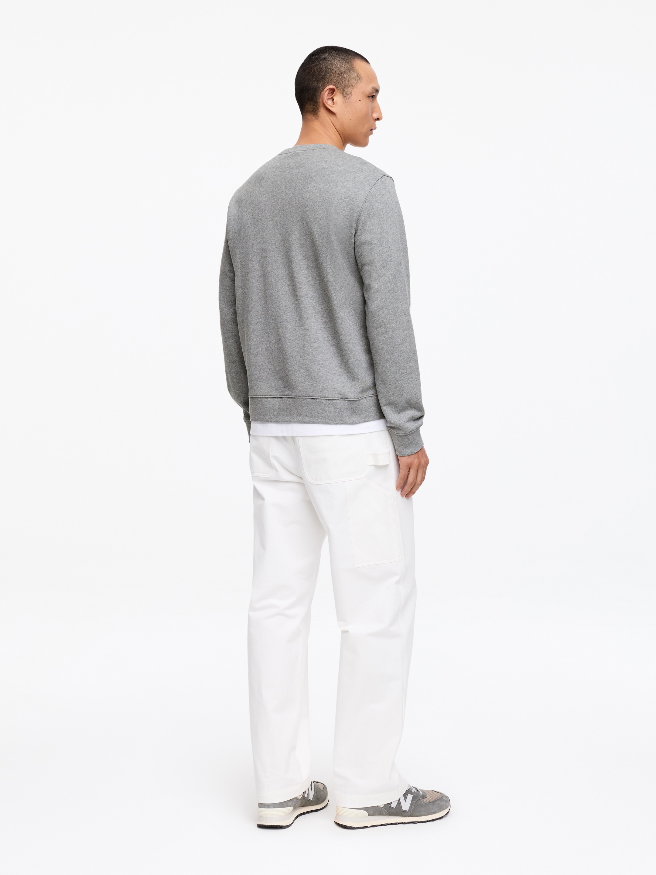 Mittelschweres Sweatshirt - Grau - Regular Fit - Herren - StillMedia/Lookbook - 12