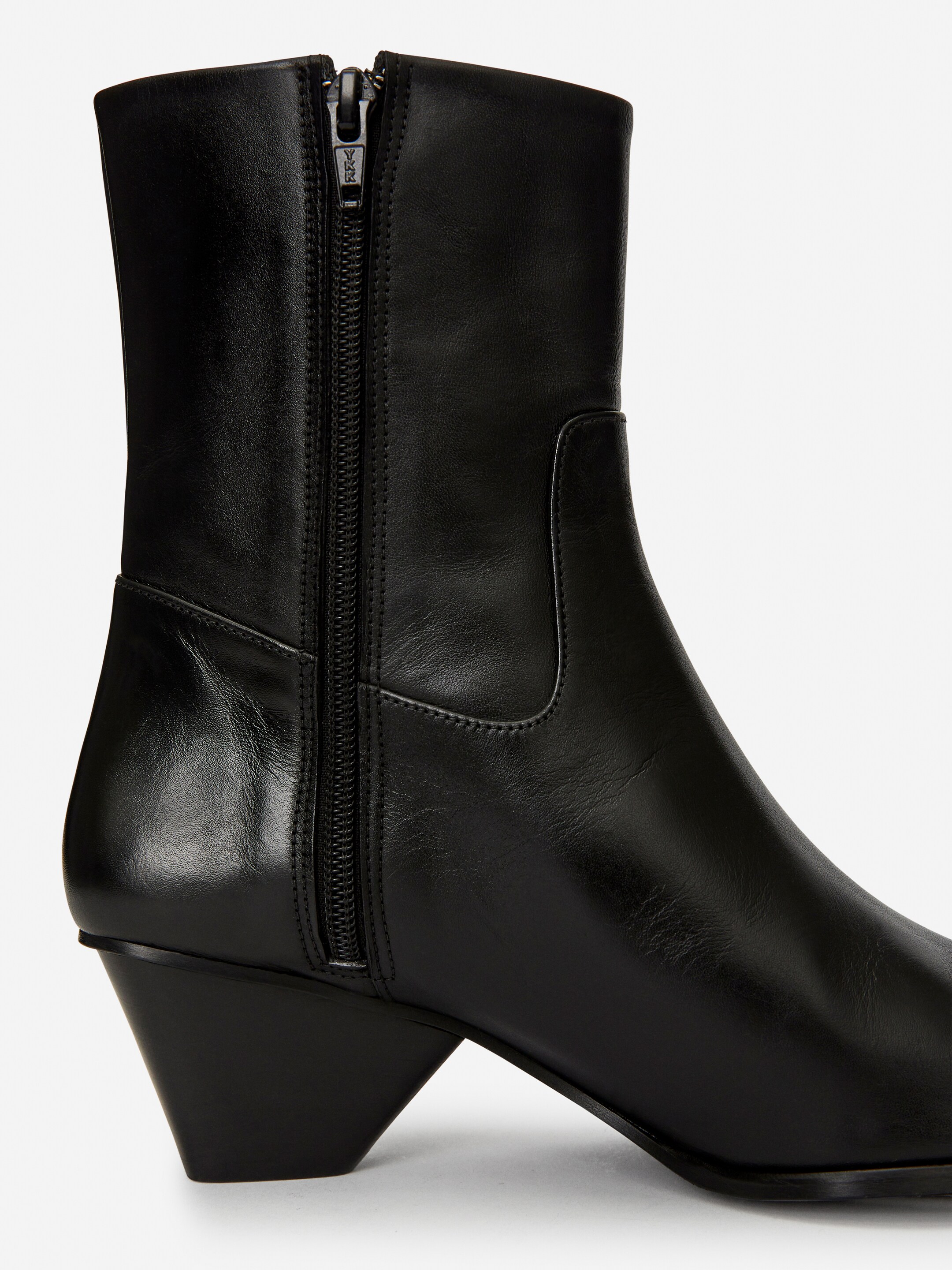 View larger image: Cowboy Leather Boots - Black - Ladies | H&M GB 5